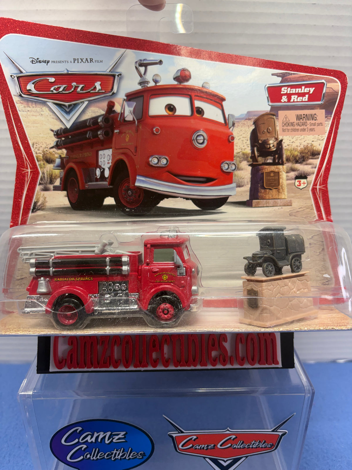 Disney Pixar Cars Stanley & Red Desert back card two pack