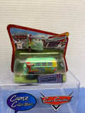 Disney Pixar Cars World of Cars Pit Crew Member Fillmore on short card (card condition)