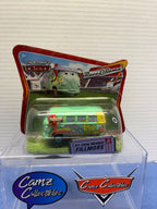 Disney Pixar Cars World of Cars Pit Crew Member Fillmore on short card (card condition)