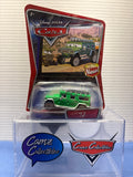 Disney Pixar Cars T.J. with GM logo on bottom of card