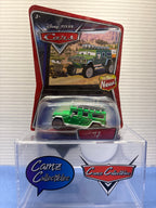 Disney Pixar Cars T.J. with GM logo on bottom of card