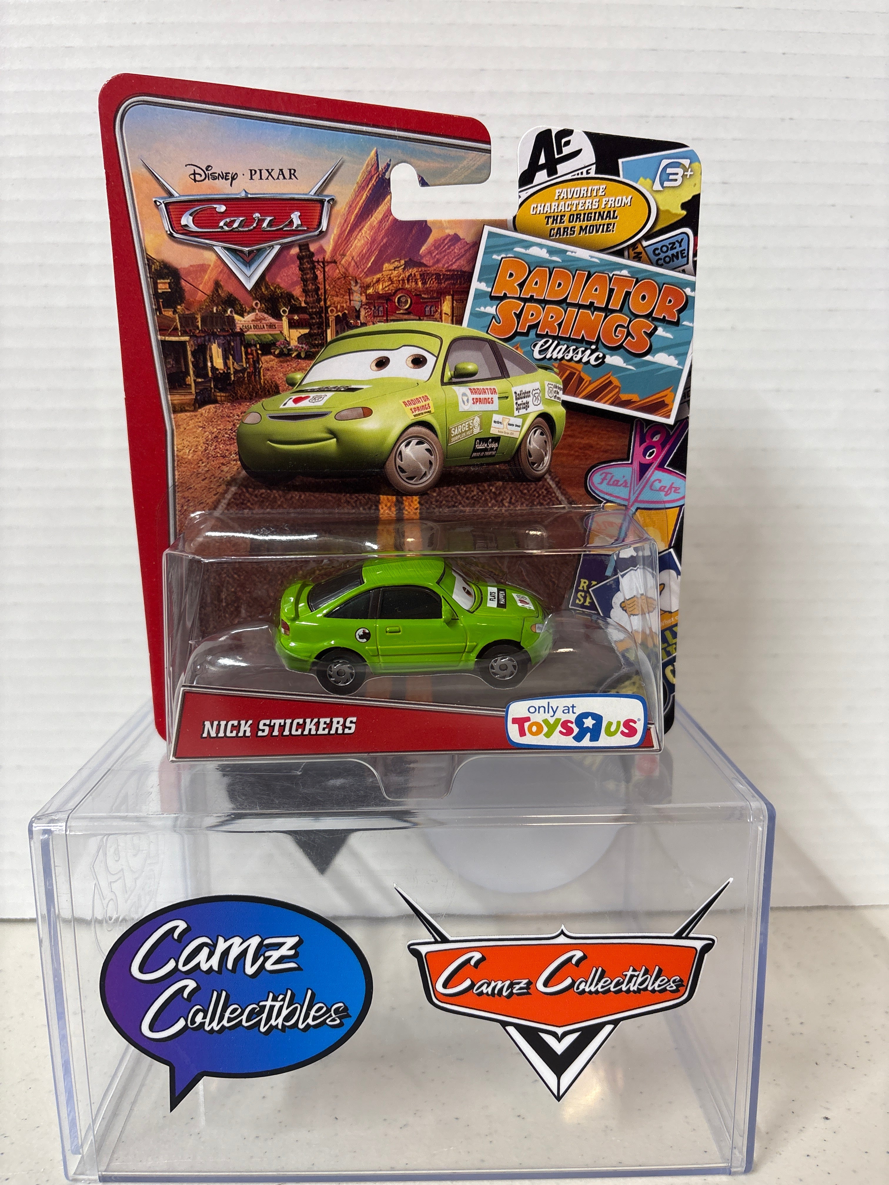 Disney Pixar Cars Toys R Us Radiator Springs Classic Nick Stickers