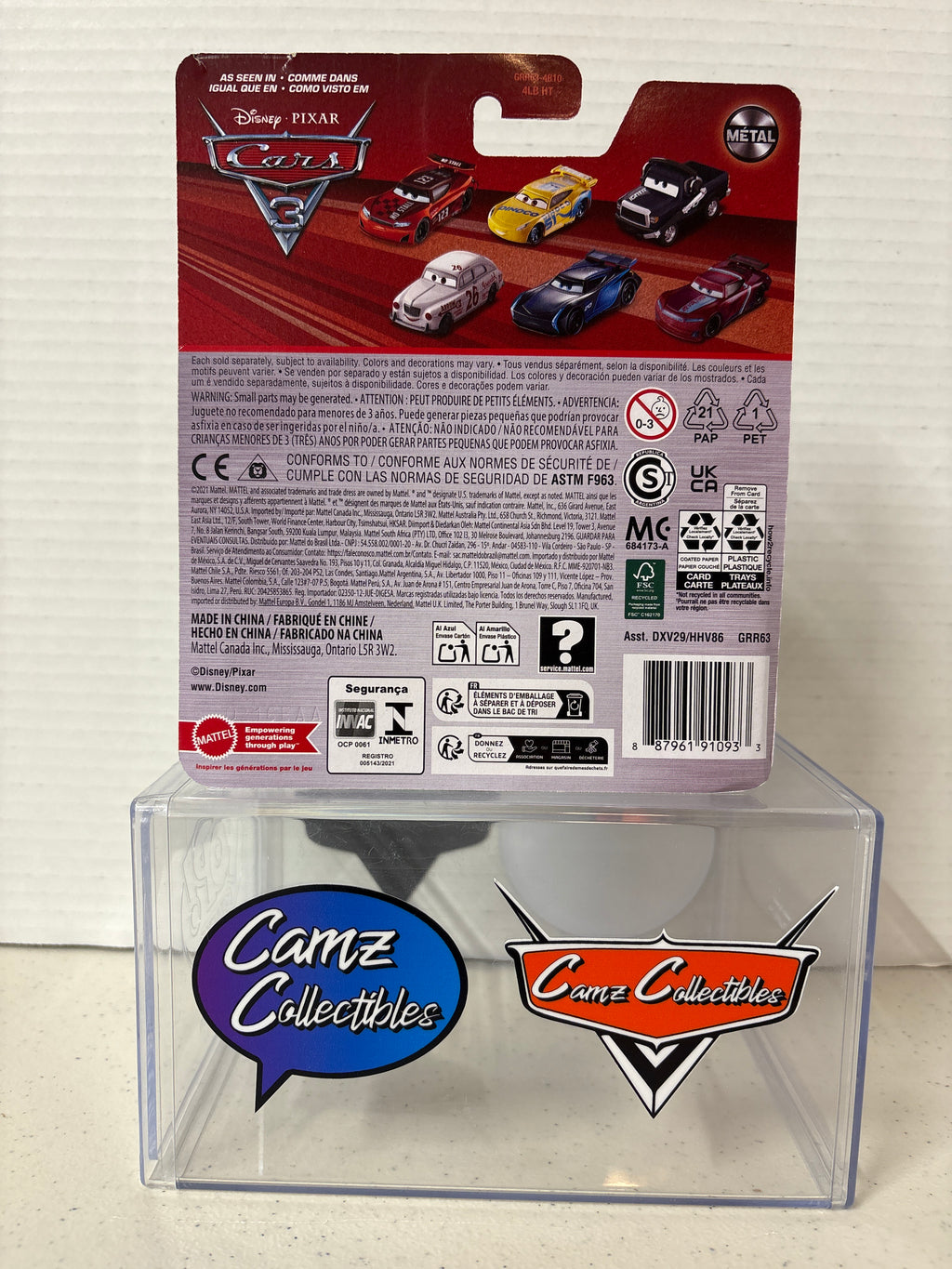 Disney Pixar Cars 2026 case 95FG release on 2021 Metal card Will Rusch Vinyl Toupee