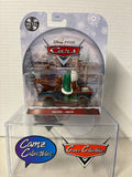 Disney Pixar Cars Christmas Mater on metal 2021 card