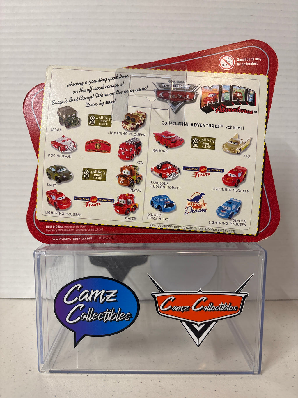 Disney Pixar Cars World of Cars Mini Adventures Sarge's Boot Camp Sally & Mater