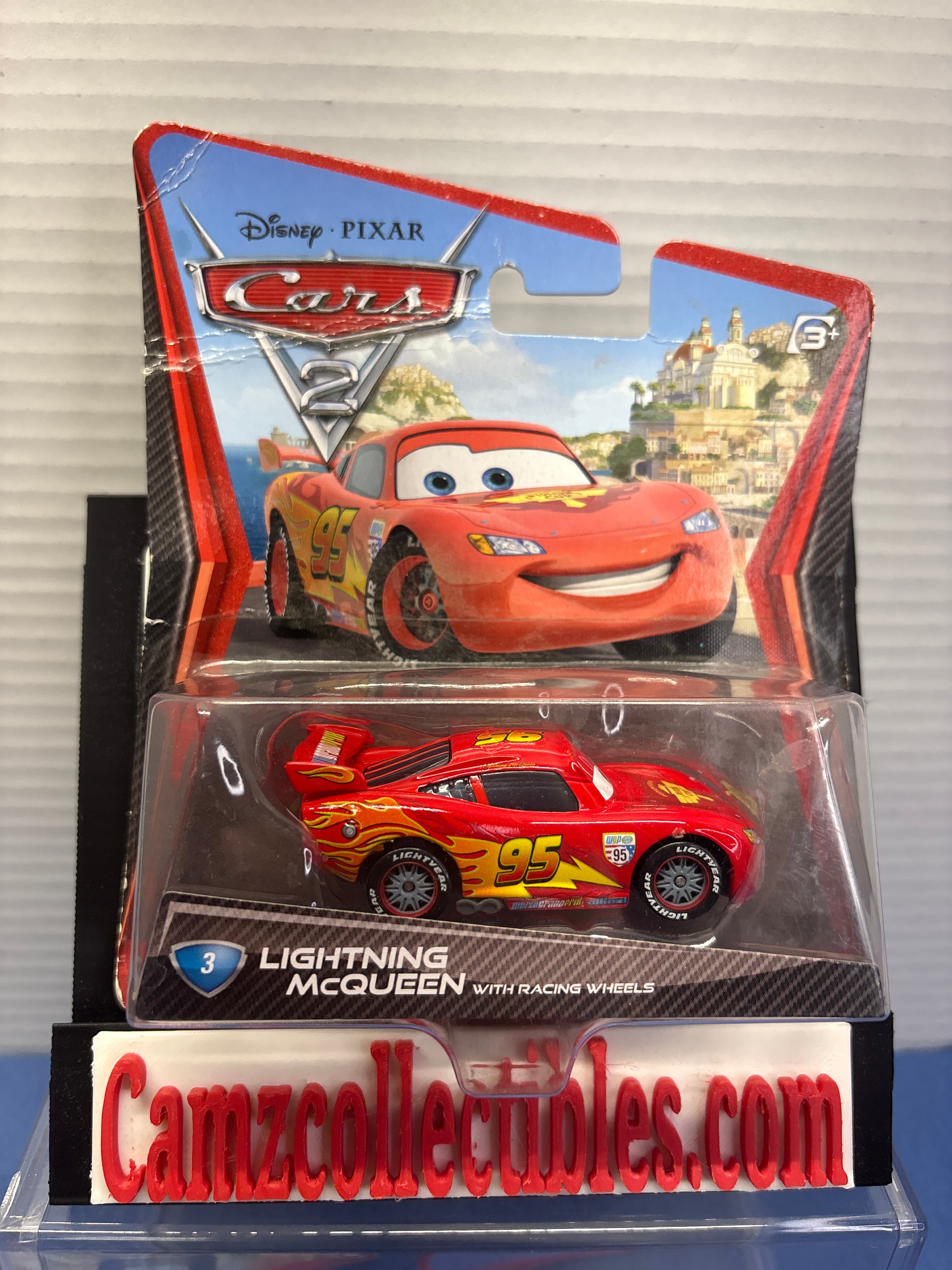 Disney Pixar Cars 2 Bundle of 8 - Rod Torque Redline,  Lightning McQueen, Mel Dorado, Race Team Fillmore, Nigel Gearsley, Jeff Gorvette, Francesco Bernoulli, Lewis Hamilton