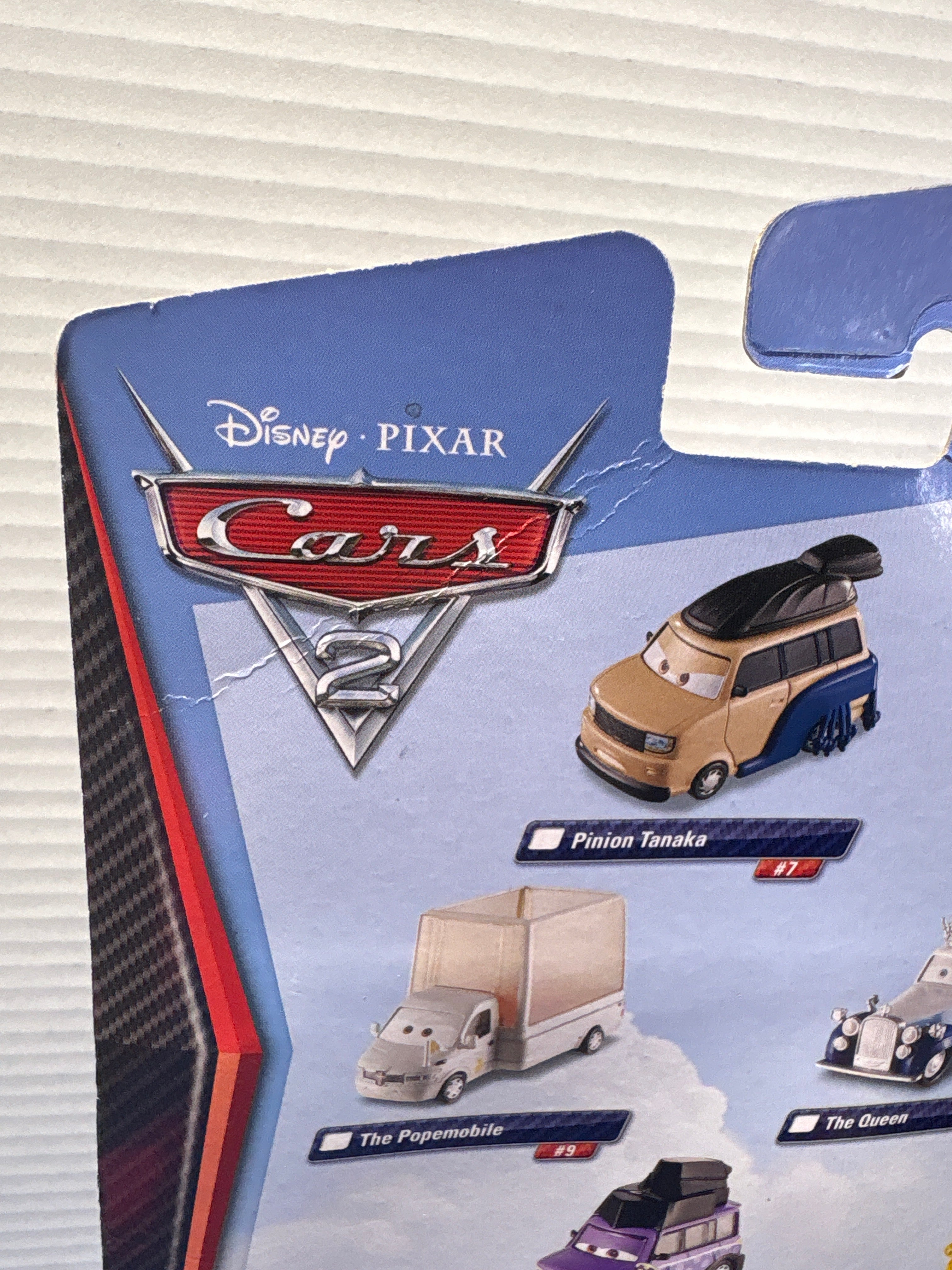 Disney Pixar Cars 2 Deluxe Kimura Kaizo (card condition)