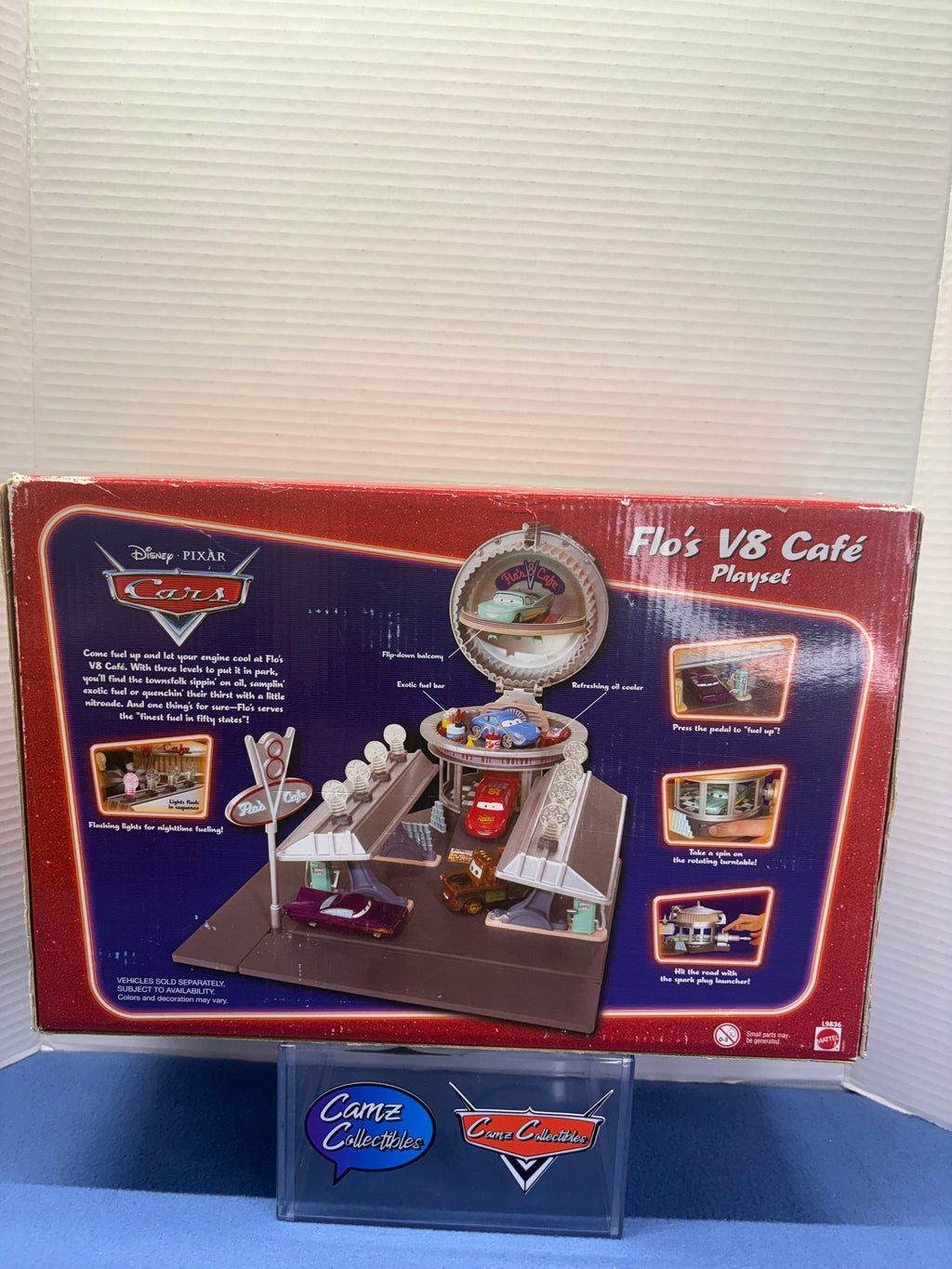 Disney Pixar Cars Supercharged Flo's V8 Café  Playset (sealed)