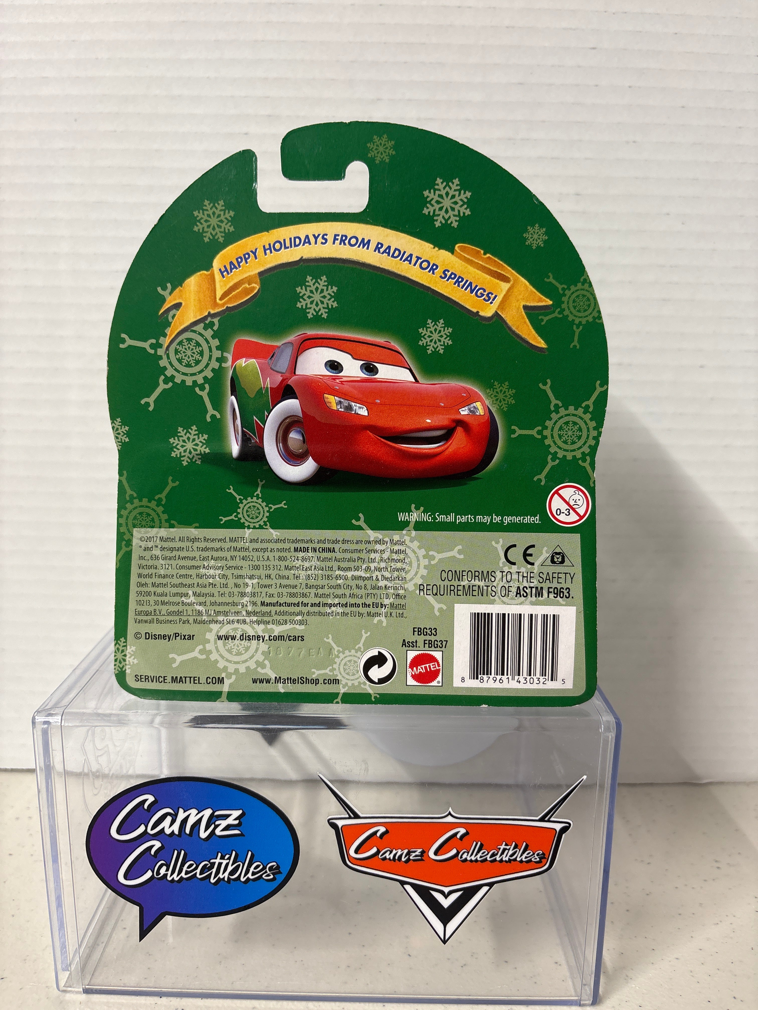 Disney Pixar Cars Christmas Snowplow Lightning McQueen (2017)