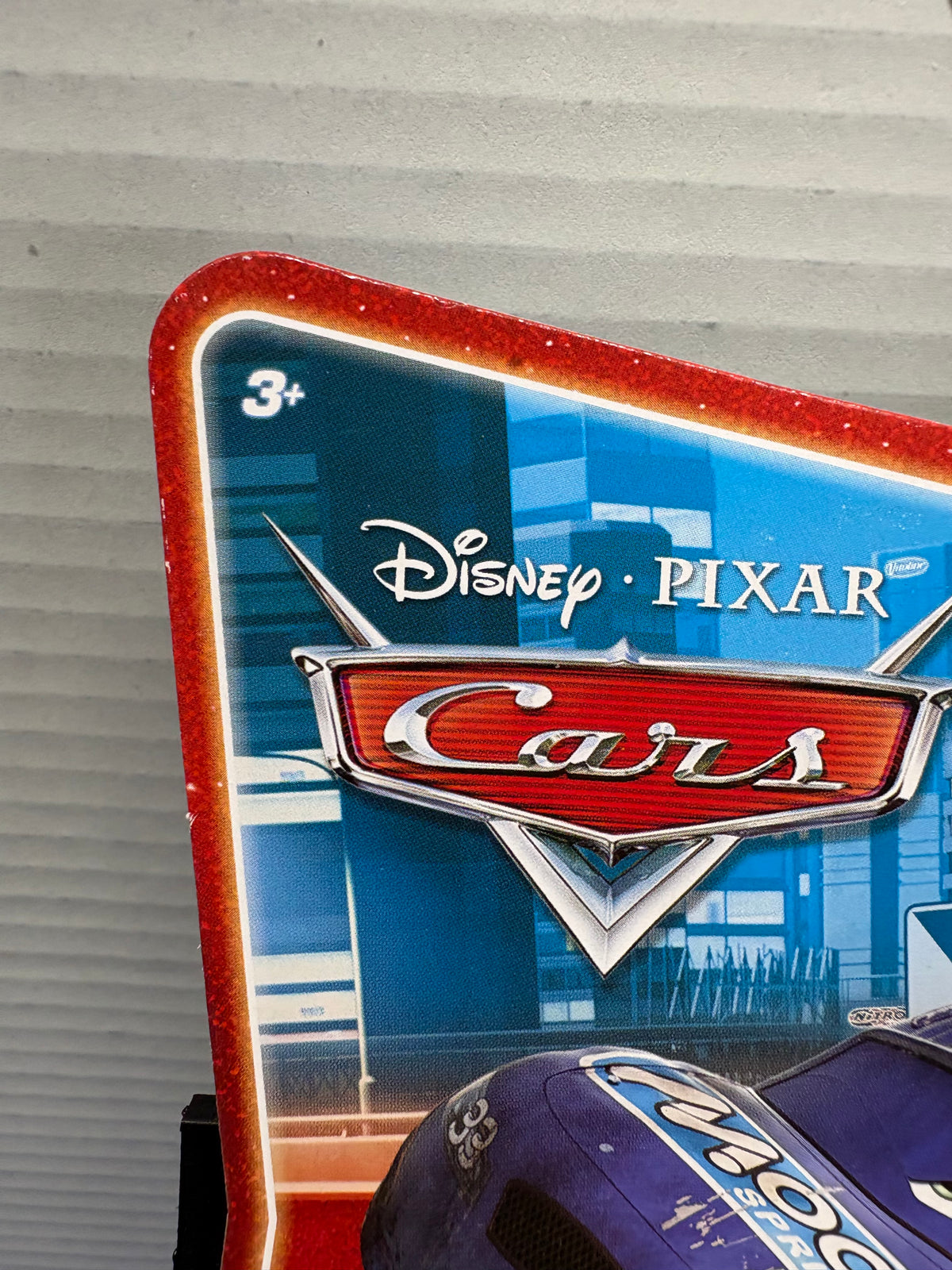 Disney Pixar Cars Final Lap Collection Race Damaged Mood Springs (in protector)