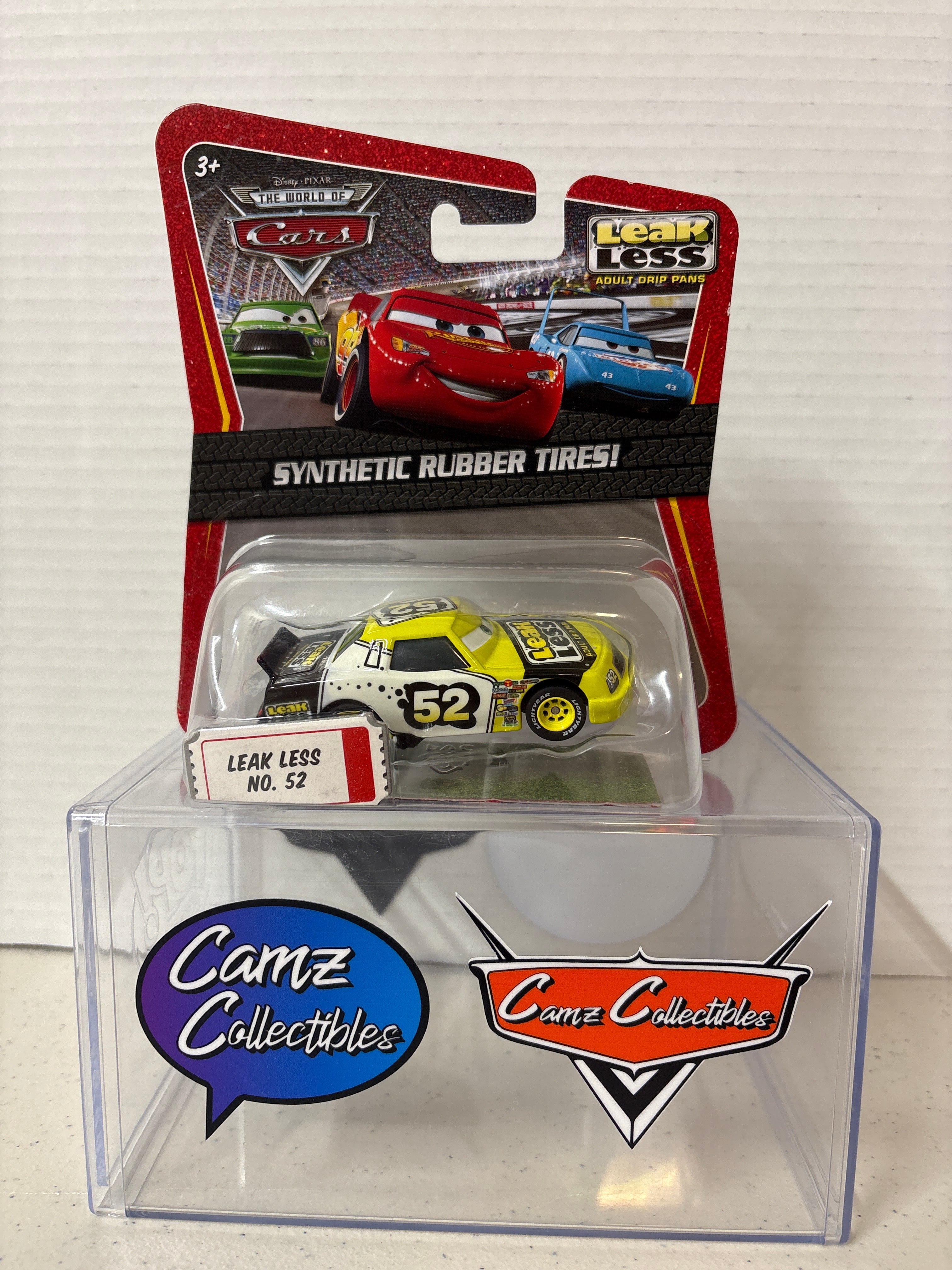 Disney Pixar Cars World of Cars Synthetic Rubber Tires Leak Less #52