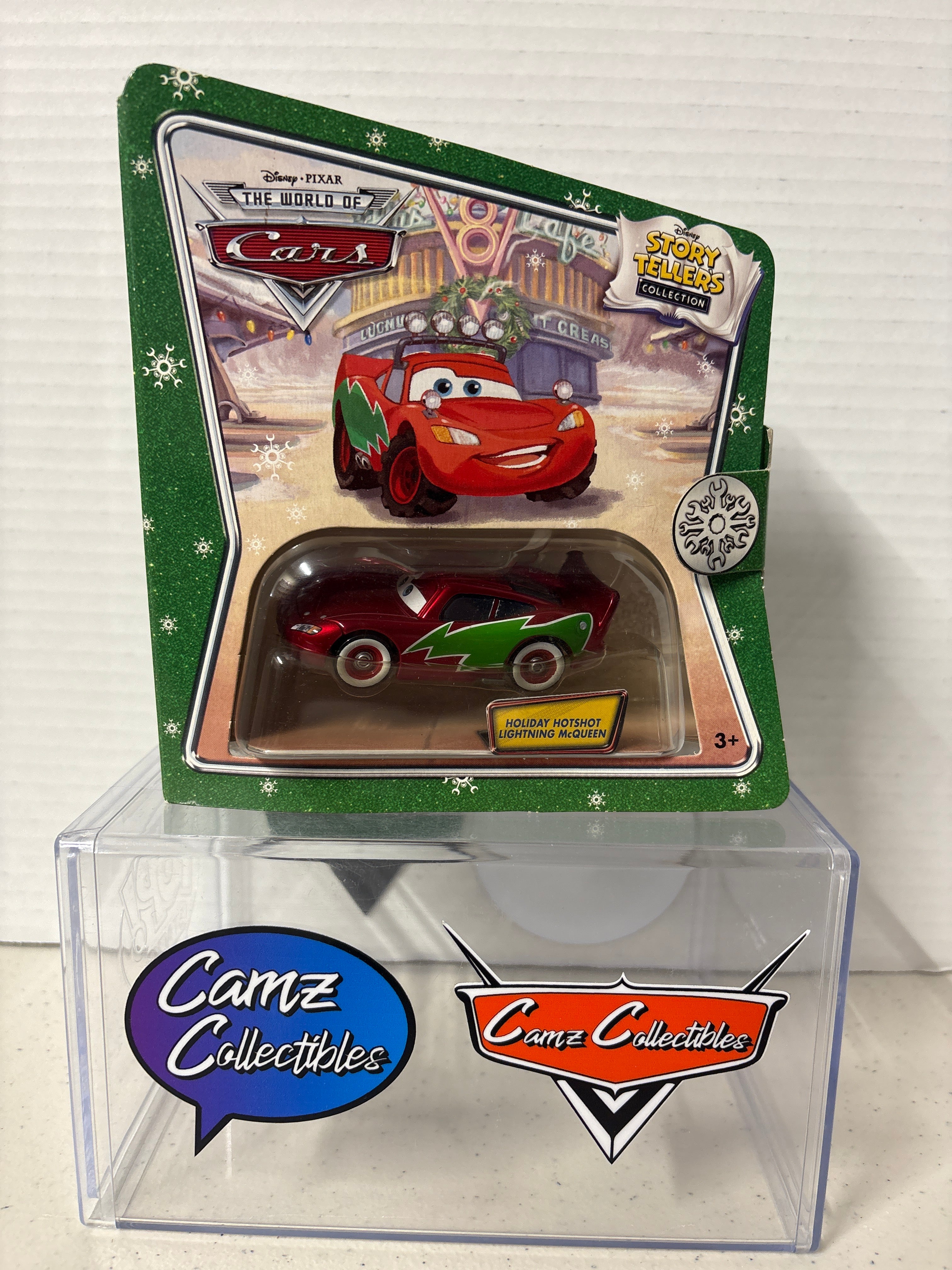 Disney Pixar Cars World of Cars Storytellers Collection Christmas Holiday Hotshot Lightning McQueen