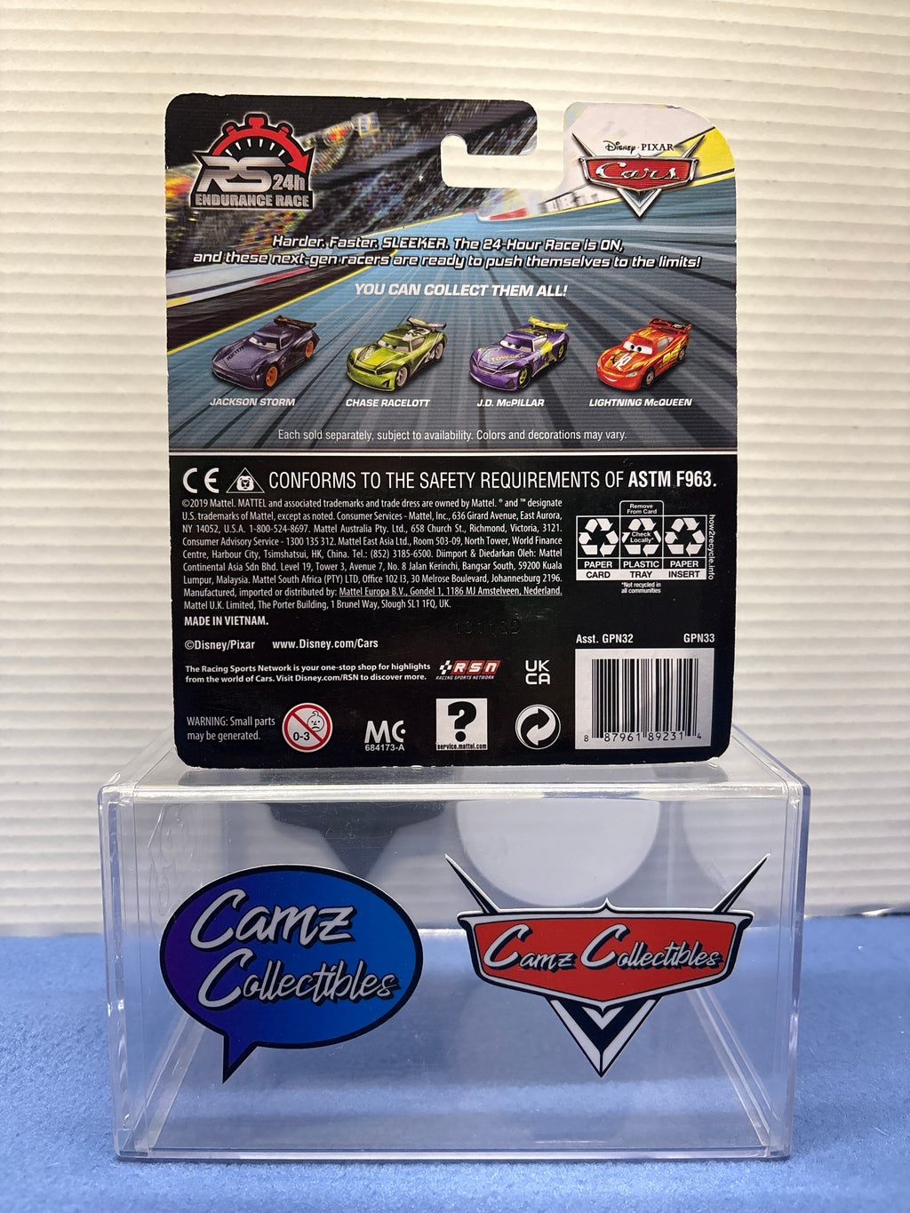 Disney Pixar Cars 24hr Endurance Racer Lightning McQueen