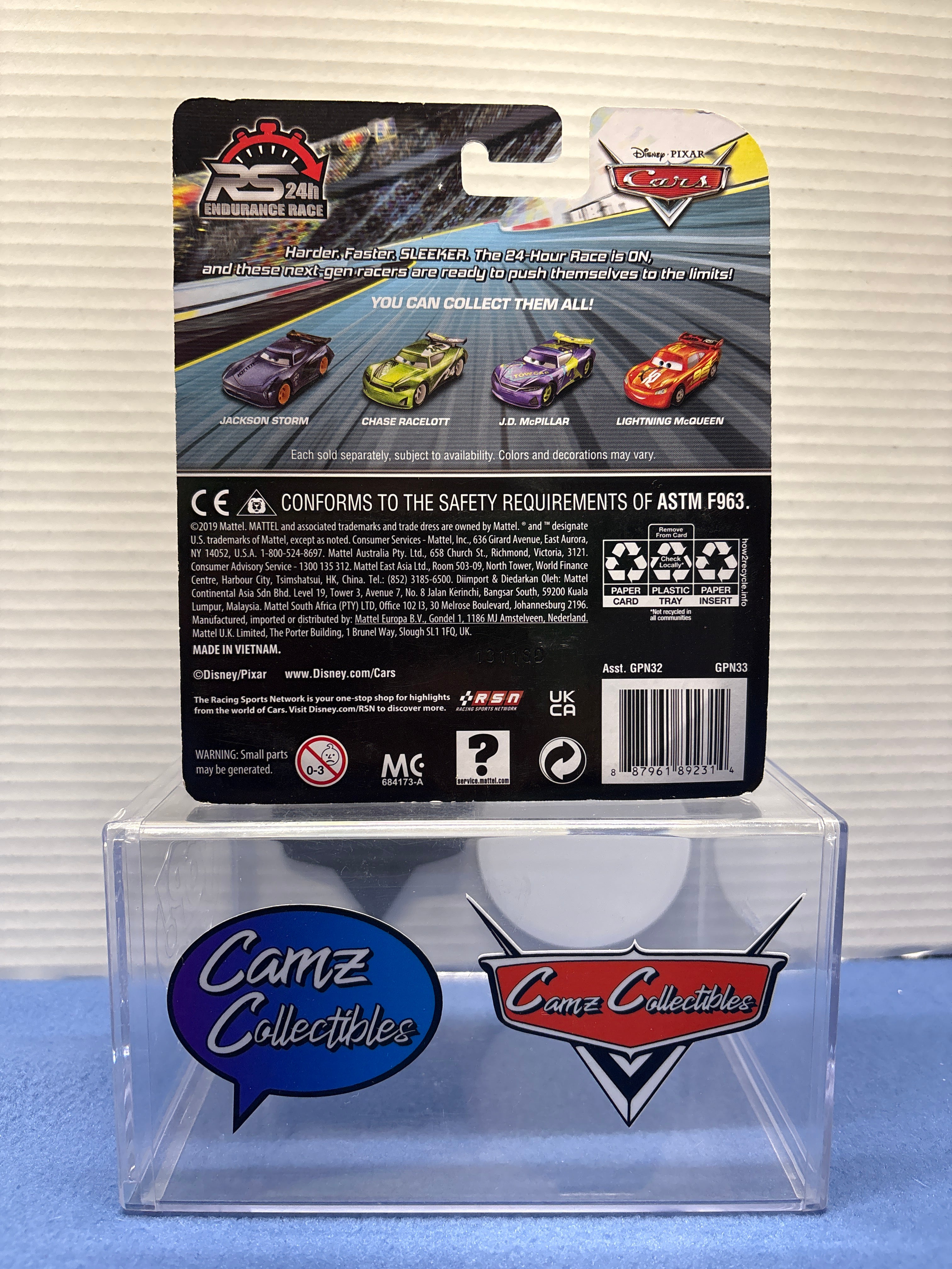 Disney Pixar Cars 24hr Endurance Racer Lightning McQueen