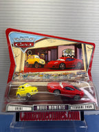 Disney Pixar Cars World of Cars Movie Moments Luigi and Ferrari F430