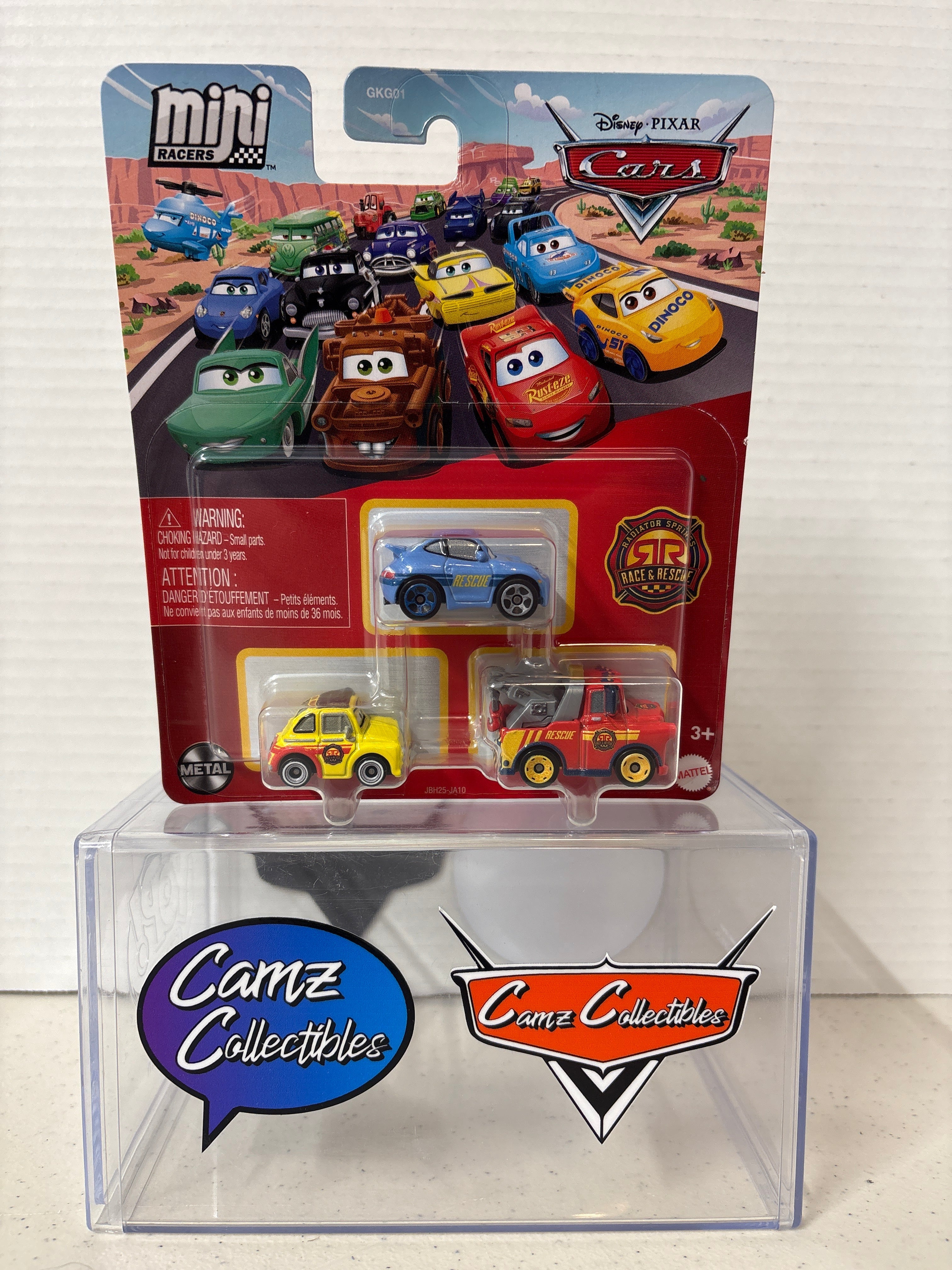 Disney Pixar Cars Mini Racers - Race & Rescue Sally, Luigi & Mater