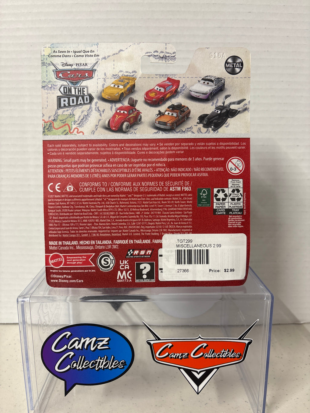 Disney Pixar Cars on the Road Kay Pillar-DuRev
