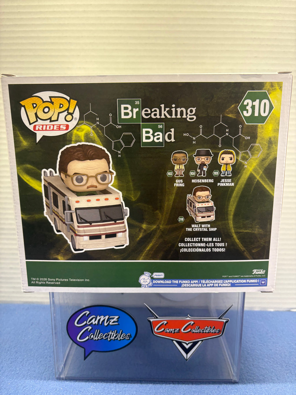 Funko Pop Rides Breaking Bad Walt with the Crystal Ship