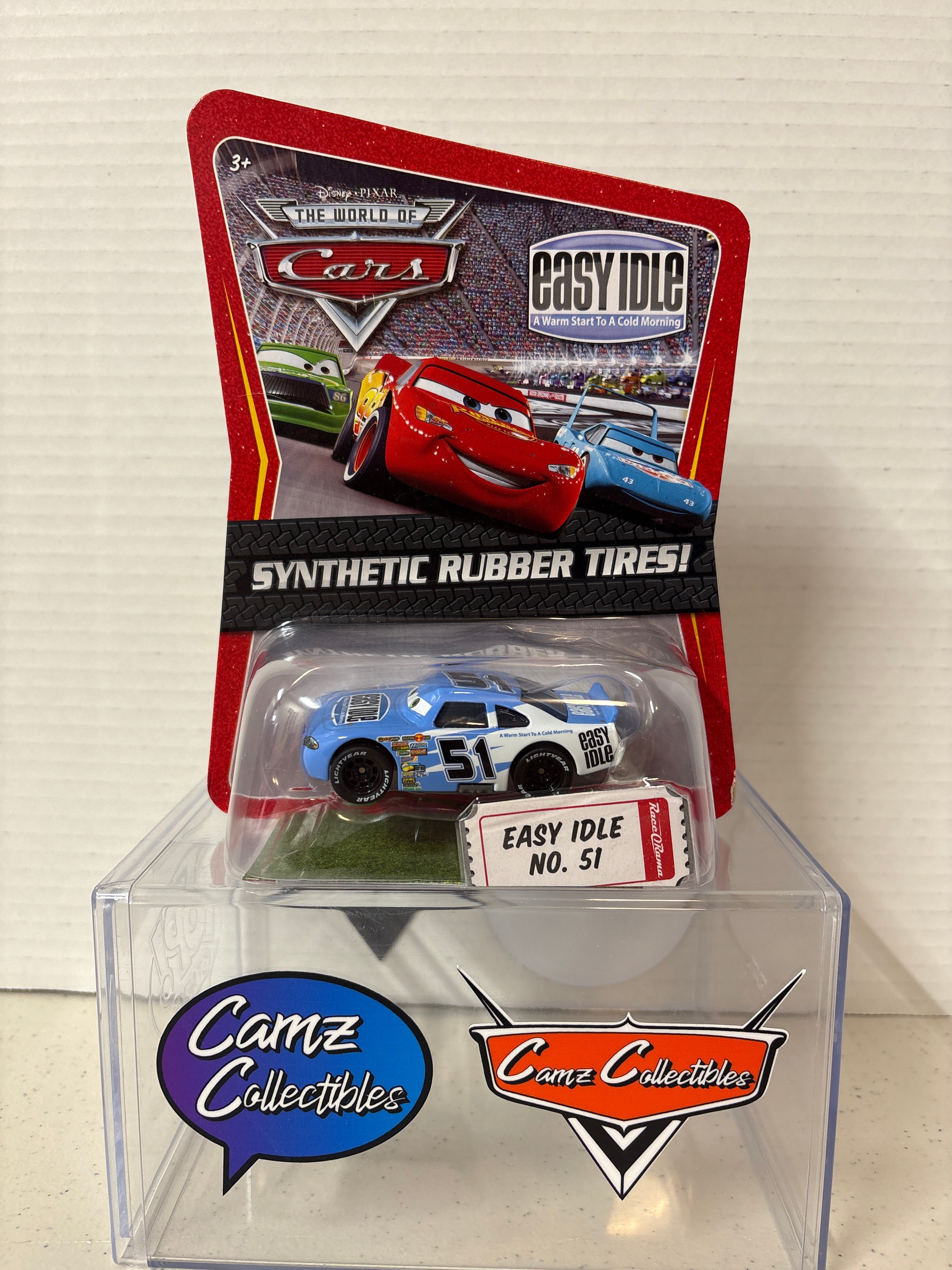 Disney Pixar Cars World of Cars Synthetic Rubber Tires Easy Idel #51