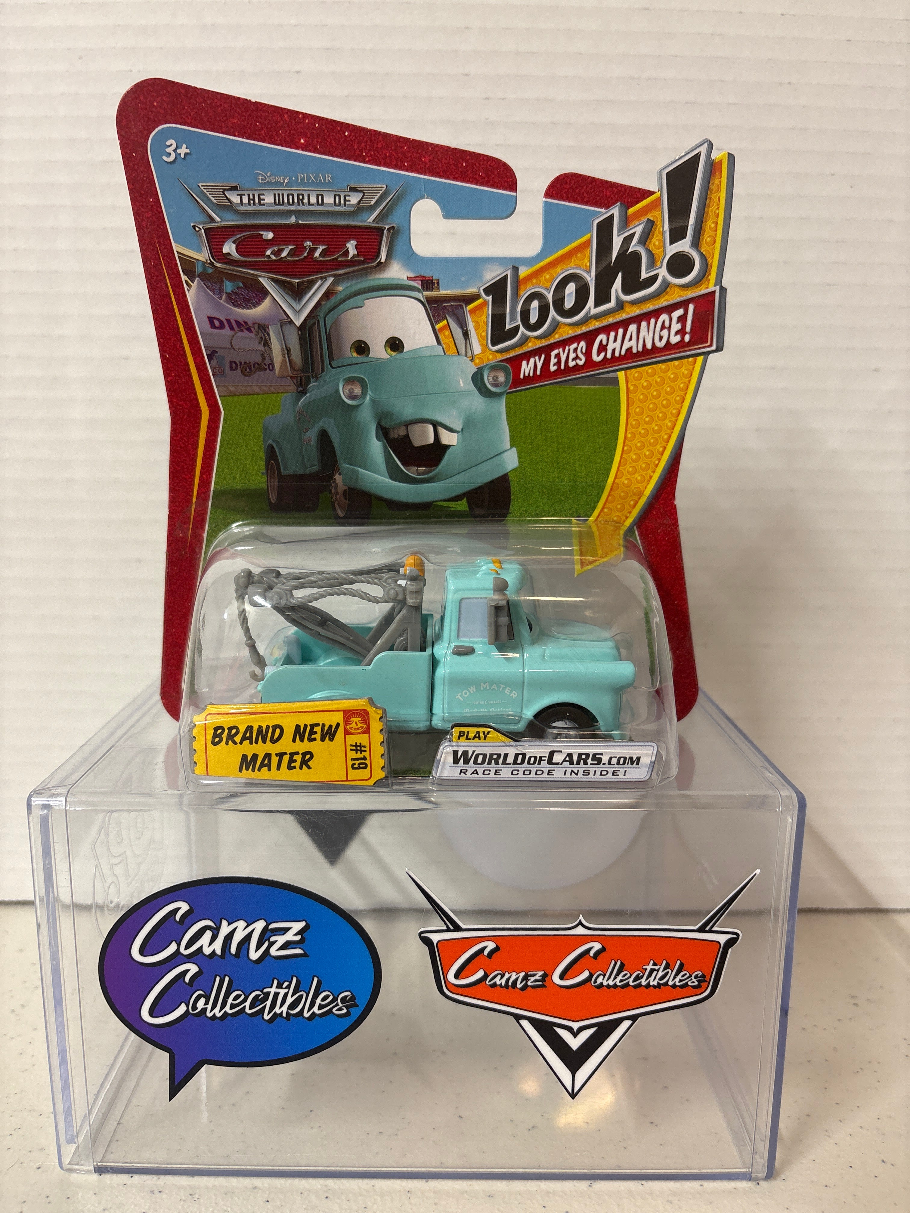 Disney Pixar Cars World of Cars Lenticular Eyes Brand New Mater #19