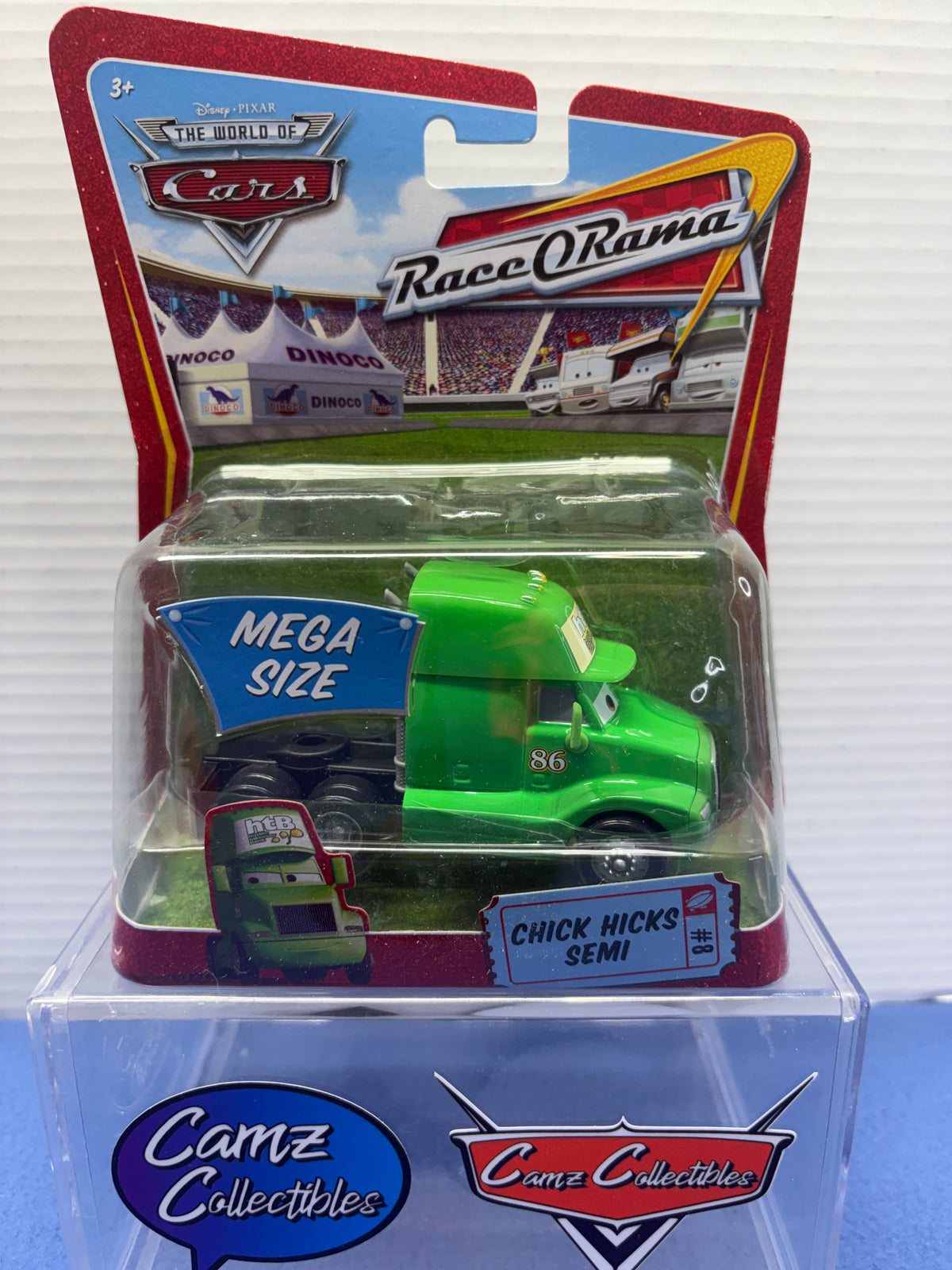 Disney Pixar Cars Race O Rama Mega Chick Hicks Semi #8
