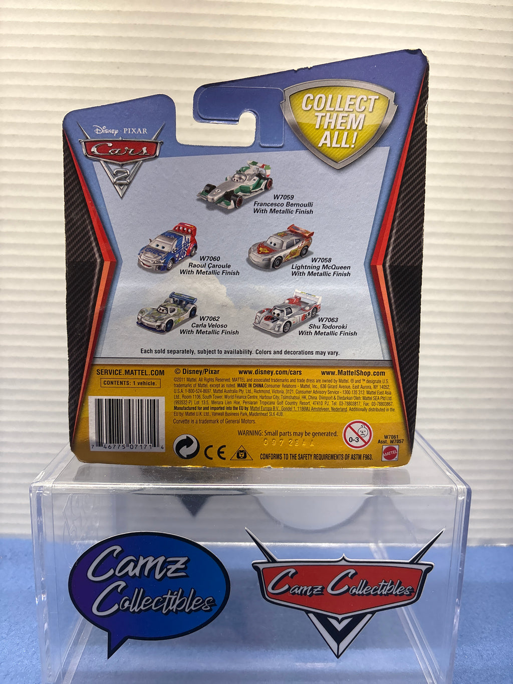 Disney Pixar Cars Silver Series Kmart Exclusive Jeff Gorvette  with Metallic Finish