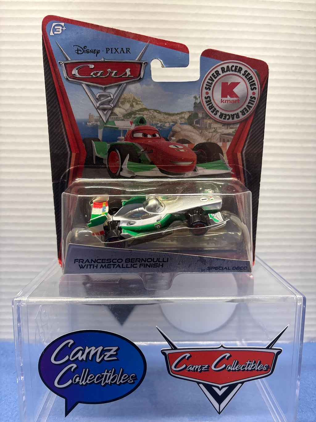 Disney Pixar Cars Silver Series Kmart Exclusive Francesco Bernoulli with Metallic Finish