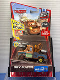 Disney Pixar Cars Lights & Sounds Walmart Exclusive Spy Mater VHTF