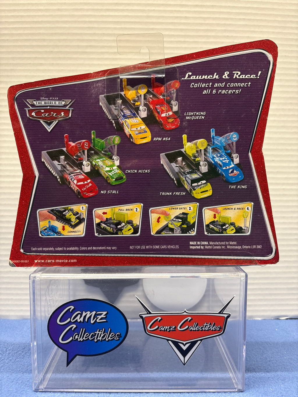Disney Pixar Cars World of Cars Pit Race-Off Trunk Fresh