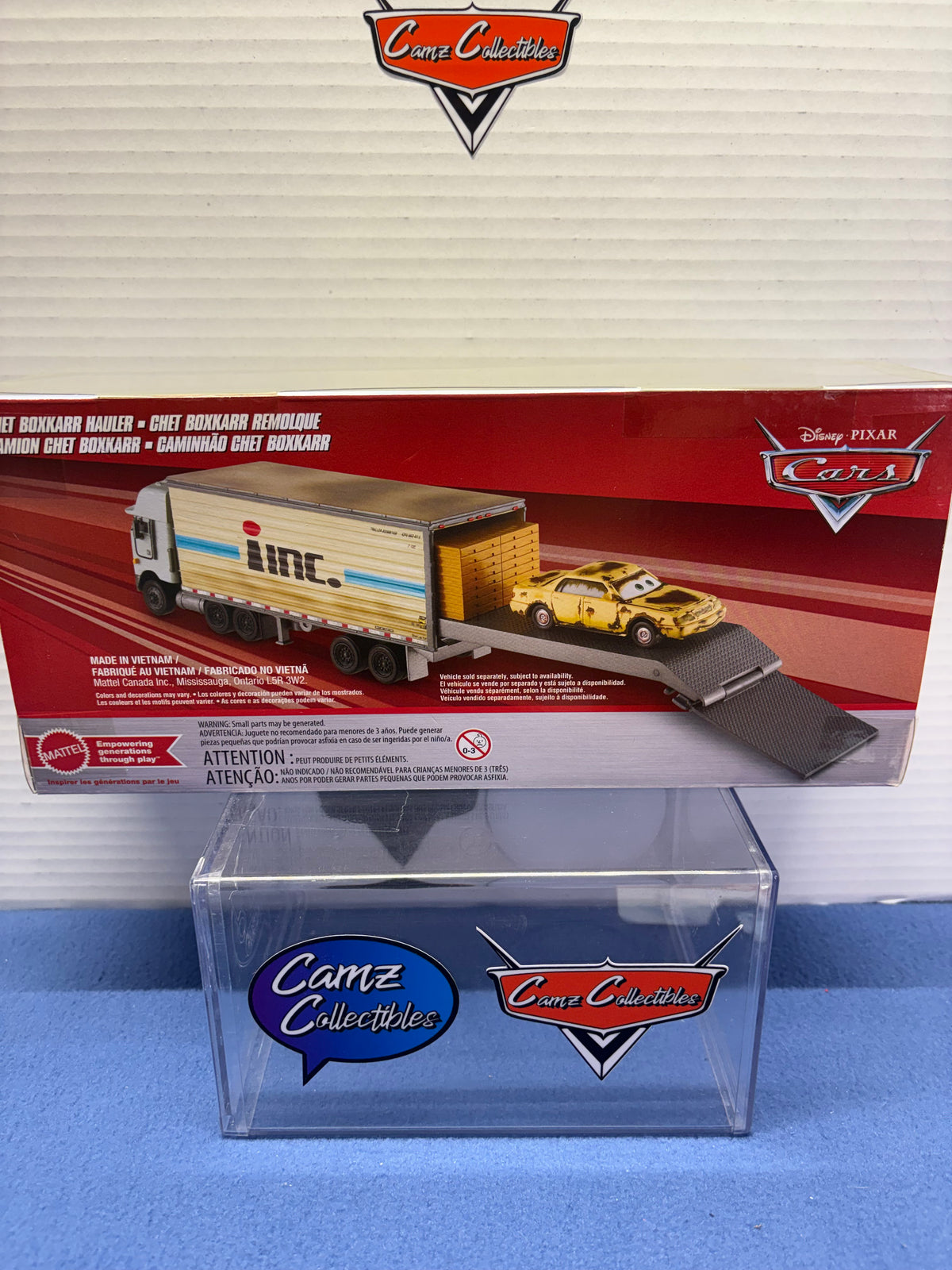 Disney Pixar Cars Chet Boxkarr Hauler 2022 release