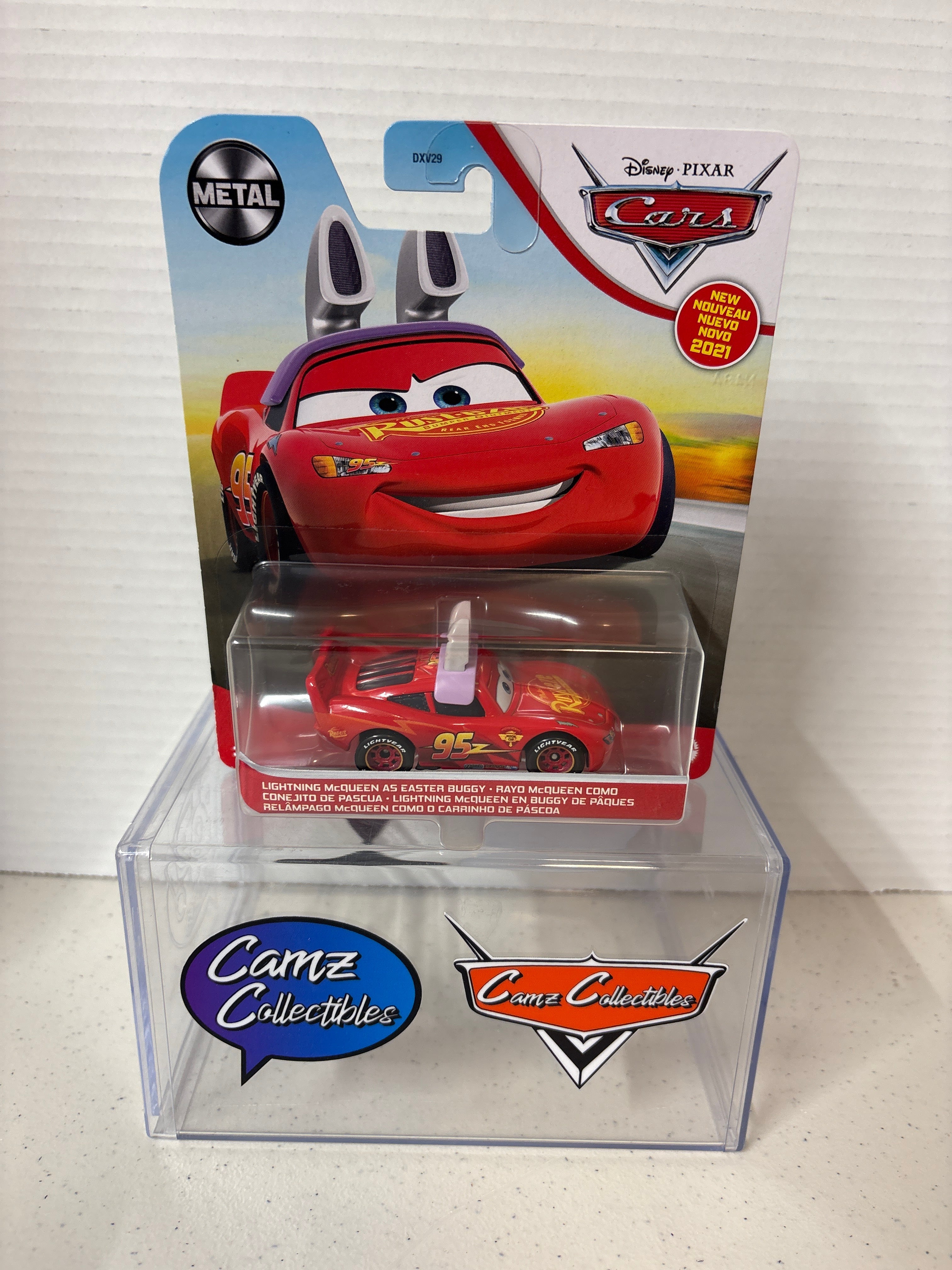 Disney Pixar Cars Lightning McQueen as Easter Buggy Metal