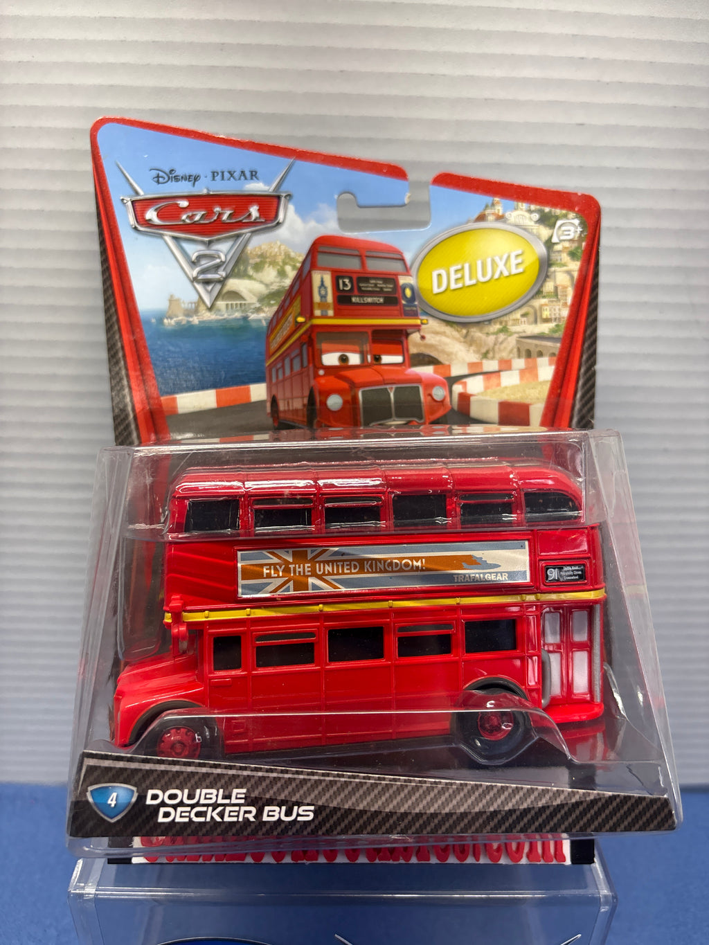 Disney Pixar Cars 2 Deluxe Double Decker Bus