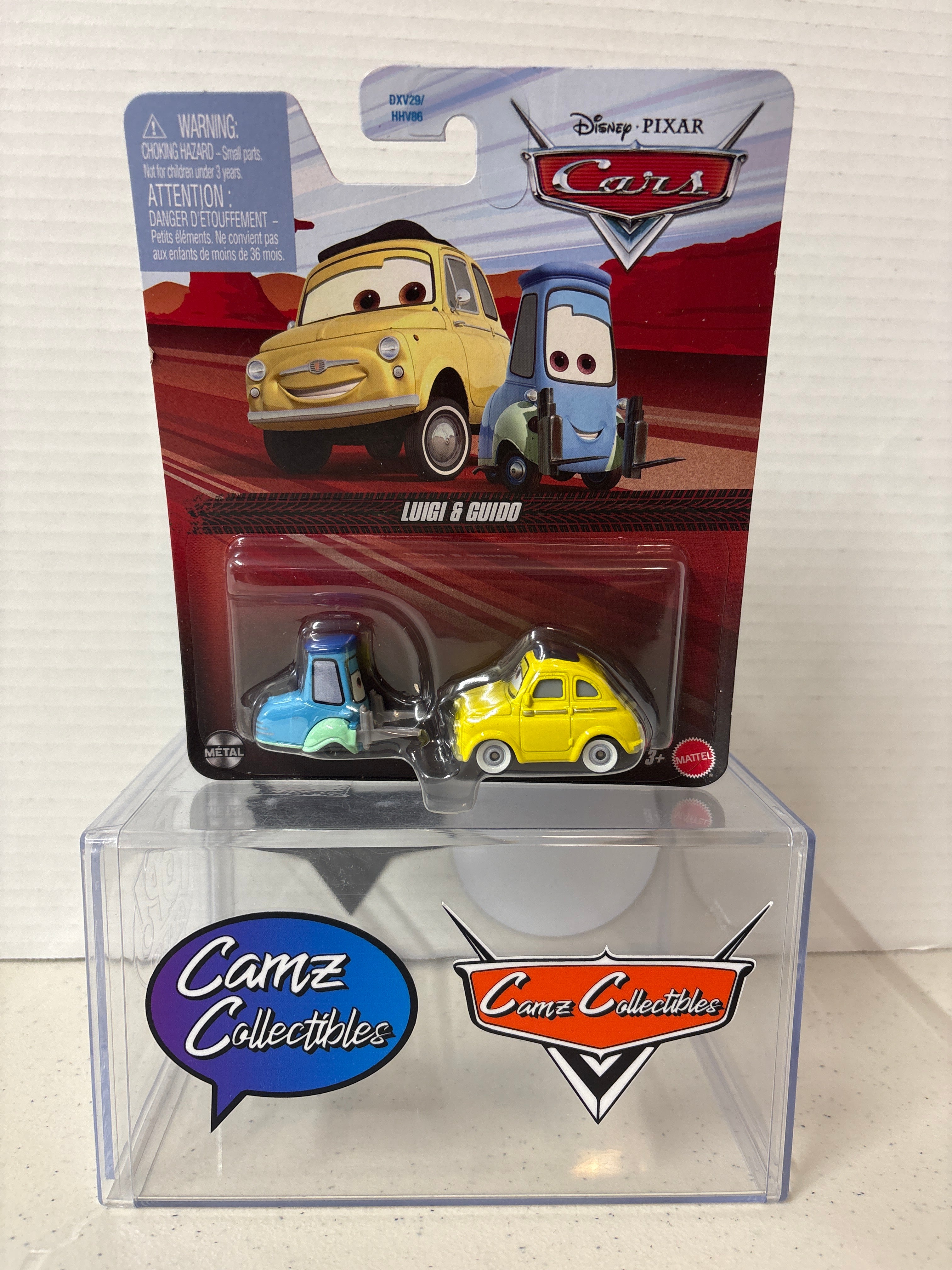 Disney Pixar Cars Luigi & Guido 2026 release on 2021 metal card