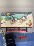 Disney Mickey & Minnie Holiday Flap Wallet Loungefly