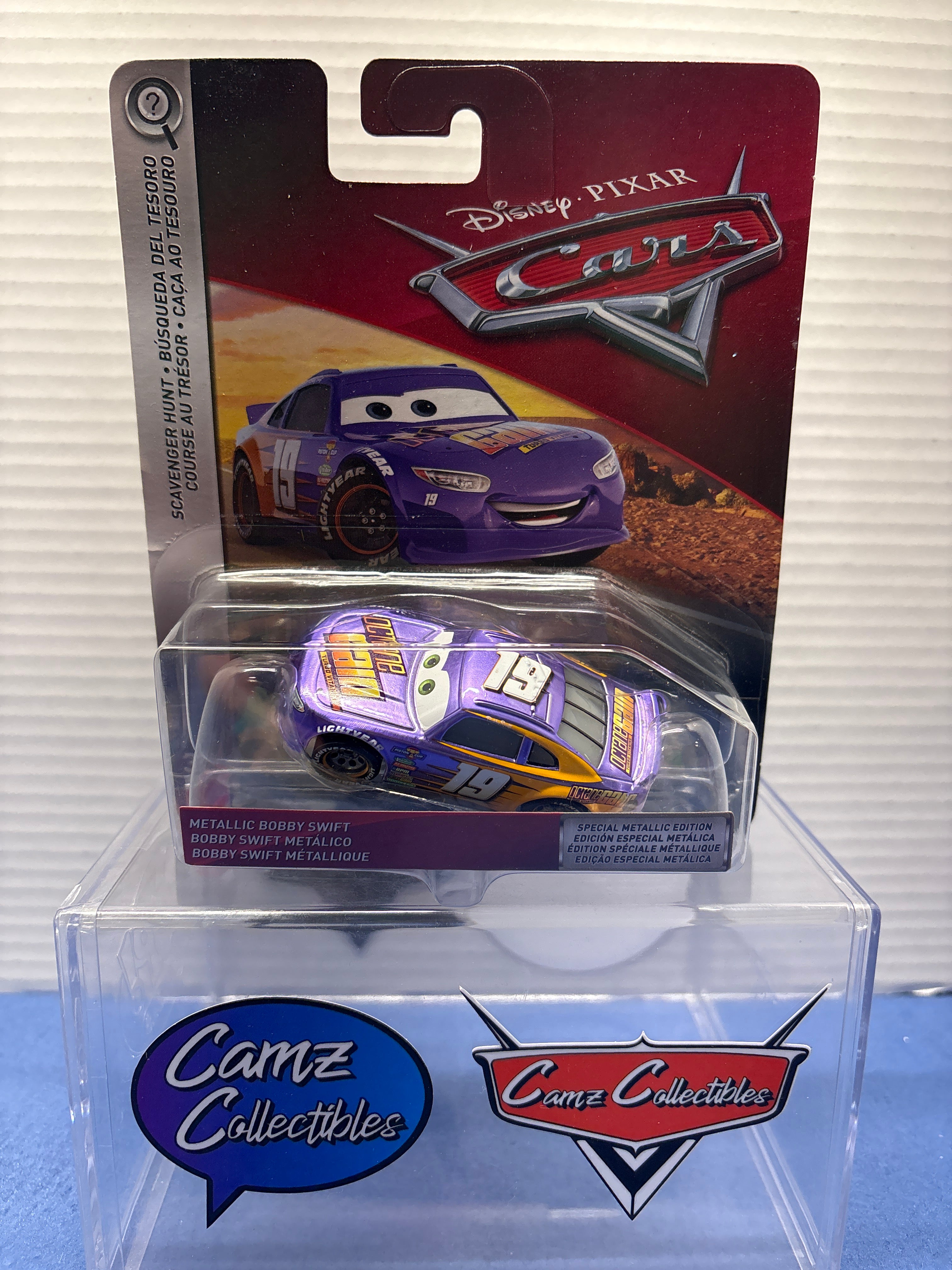 Disney Pixar Cars Metallic Bobby Swift Scavenger Hunt
