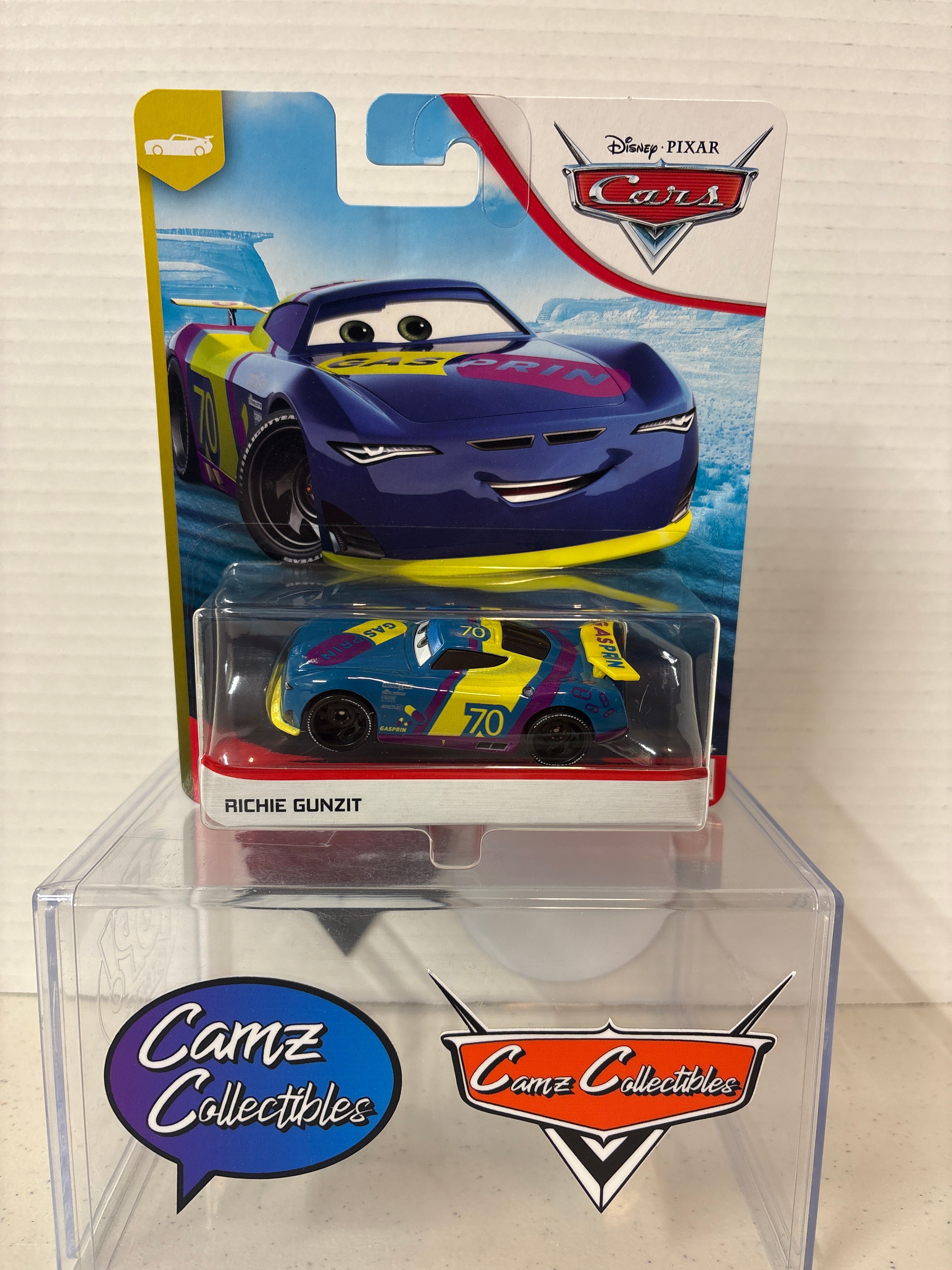 Disney Pixar Cars 3 Richie Gunzit Gasprin Next Gen