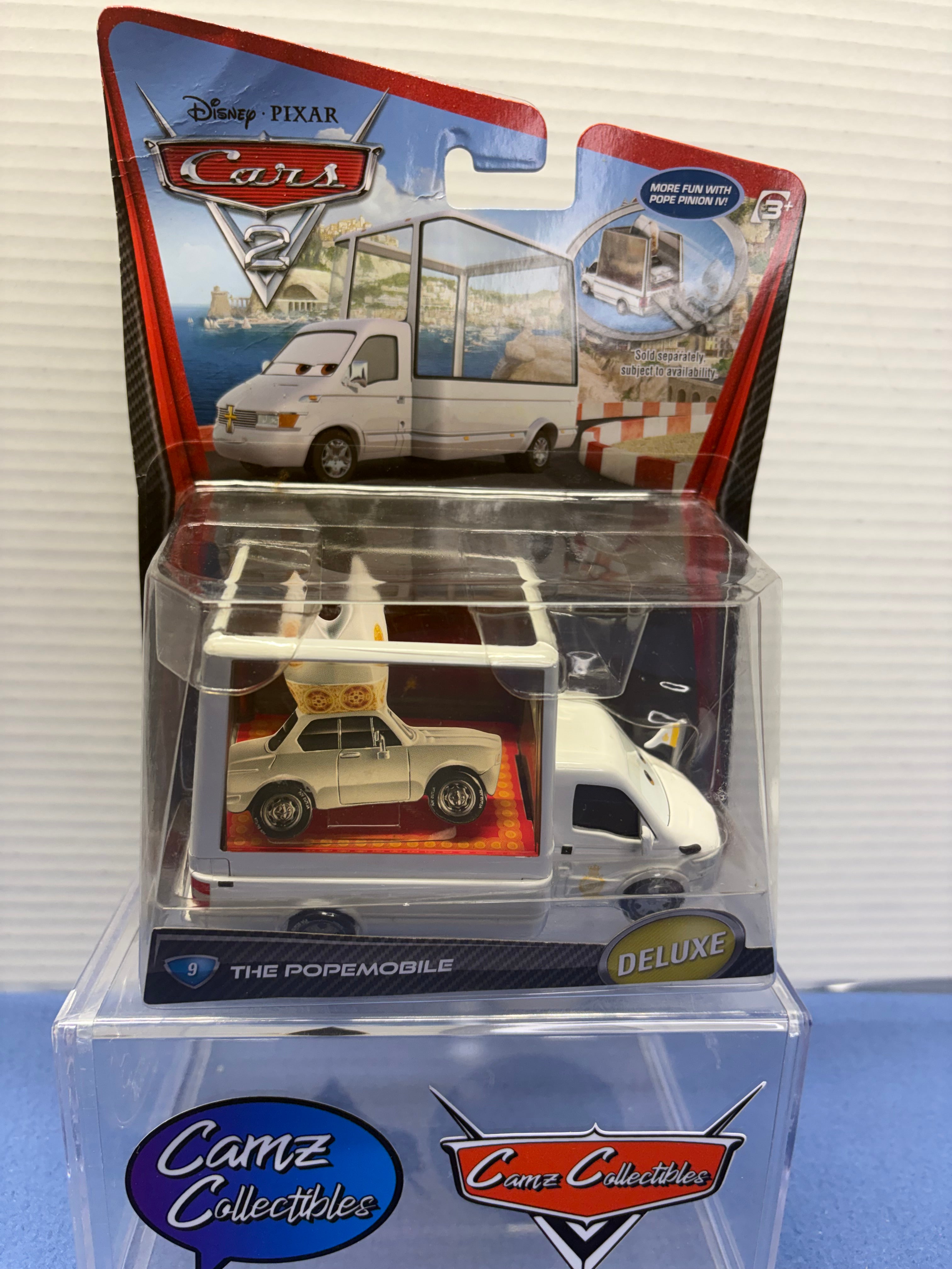 Disney Pixar Cars 2 The Popemobile Deluxe