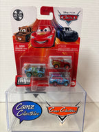Disney Pixar Cars Mini Racers Superfly, Blindspot, Rusteze McQueen VHTF