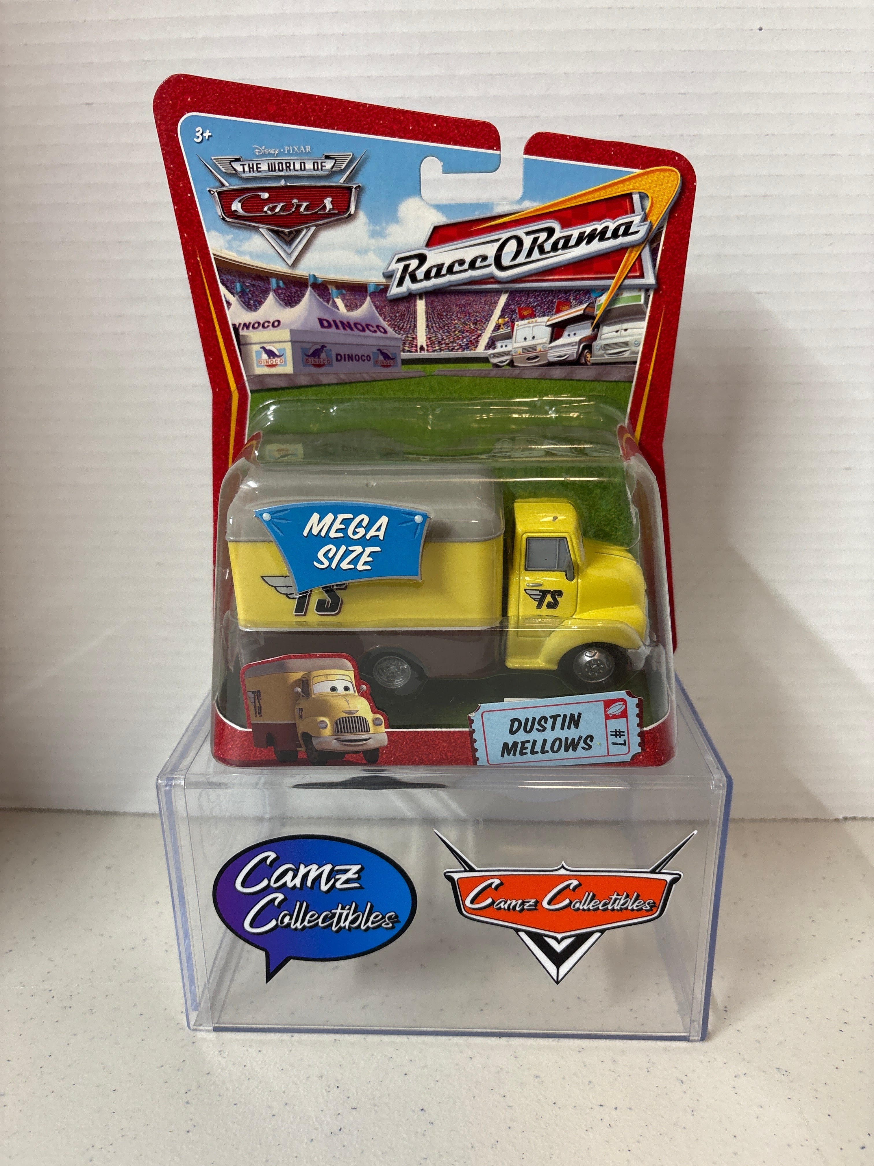 Disney Pixar Cars World of Cars Race O Rama Dustin Mellows Mega Size