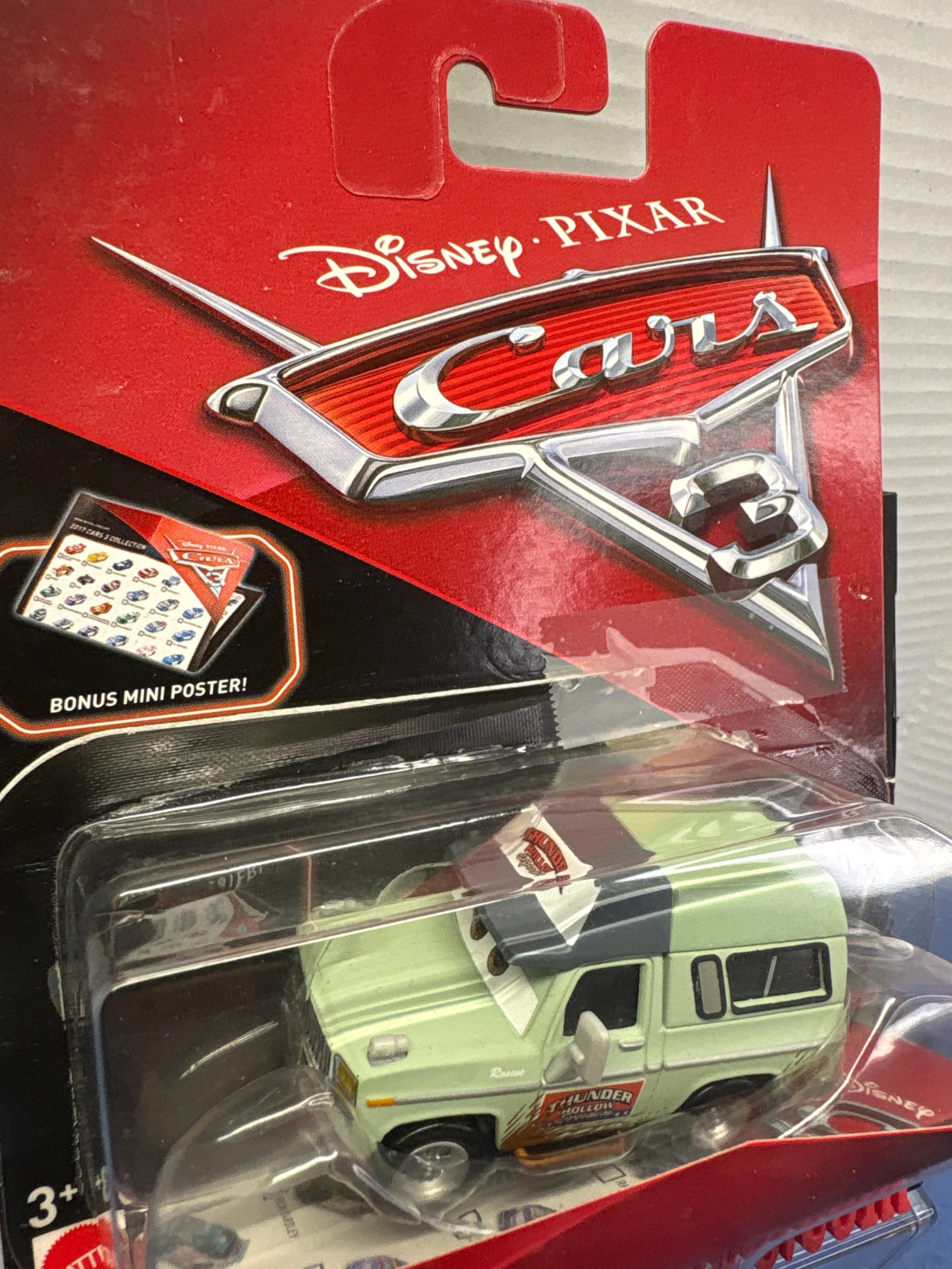 Disney Pixar Cars 3 Thunder Hollow Roscoe
