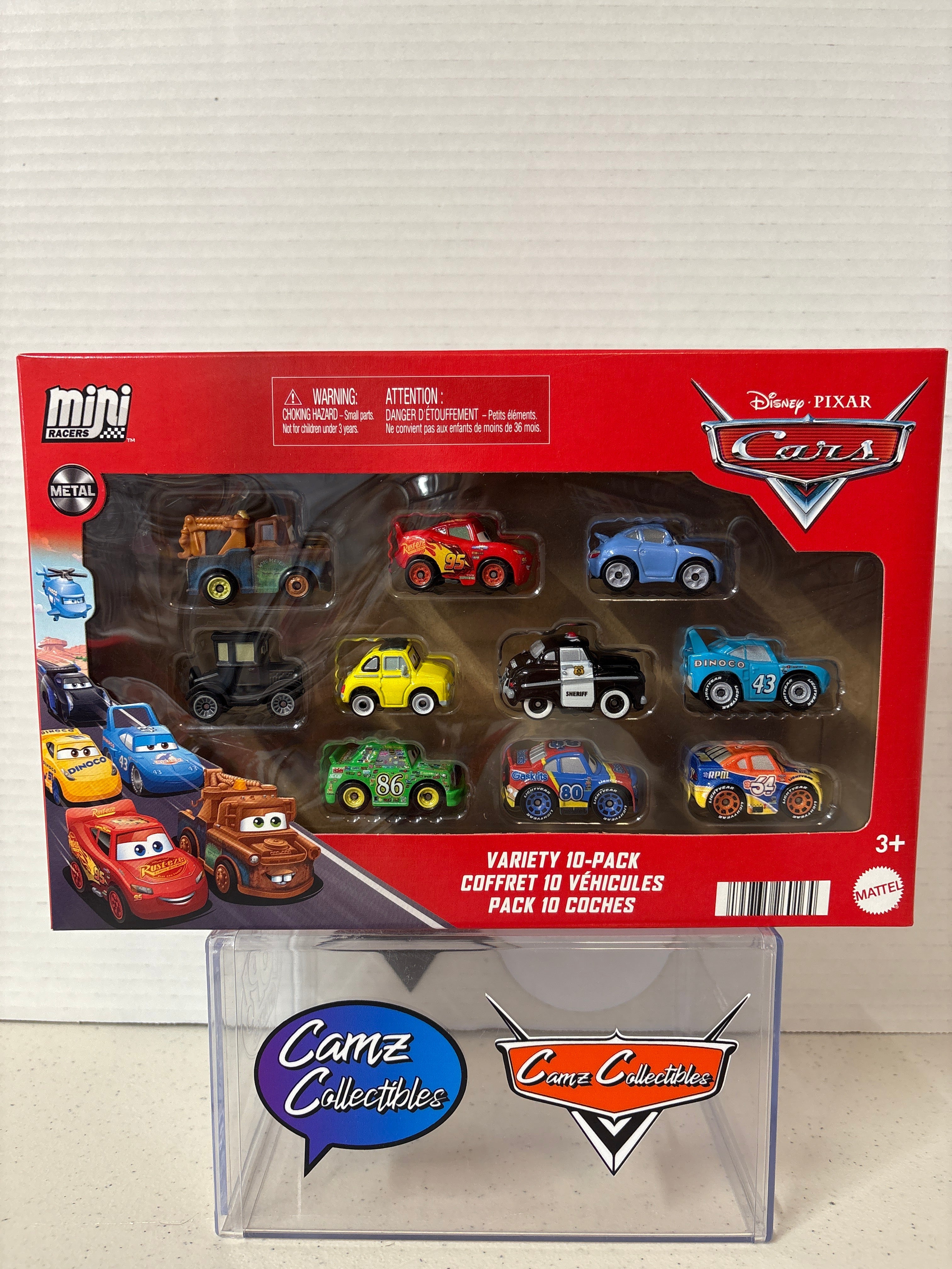 Disney Pixar Cars Mini Racers Variety 10-pack