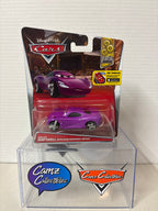Disney Pixar Cars Holley Shiftwell with Electroshock Device on Paris Parts Market Card