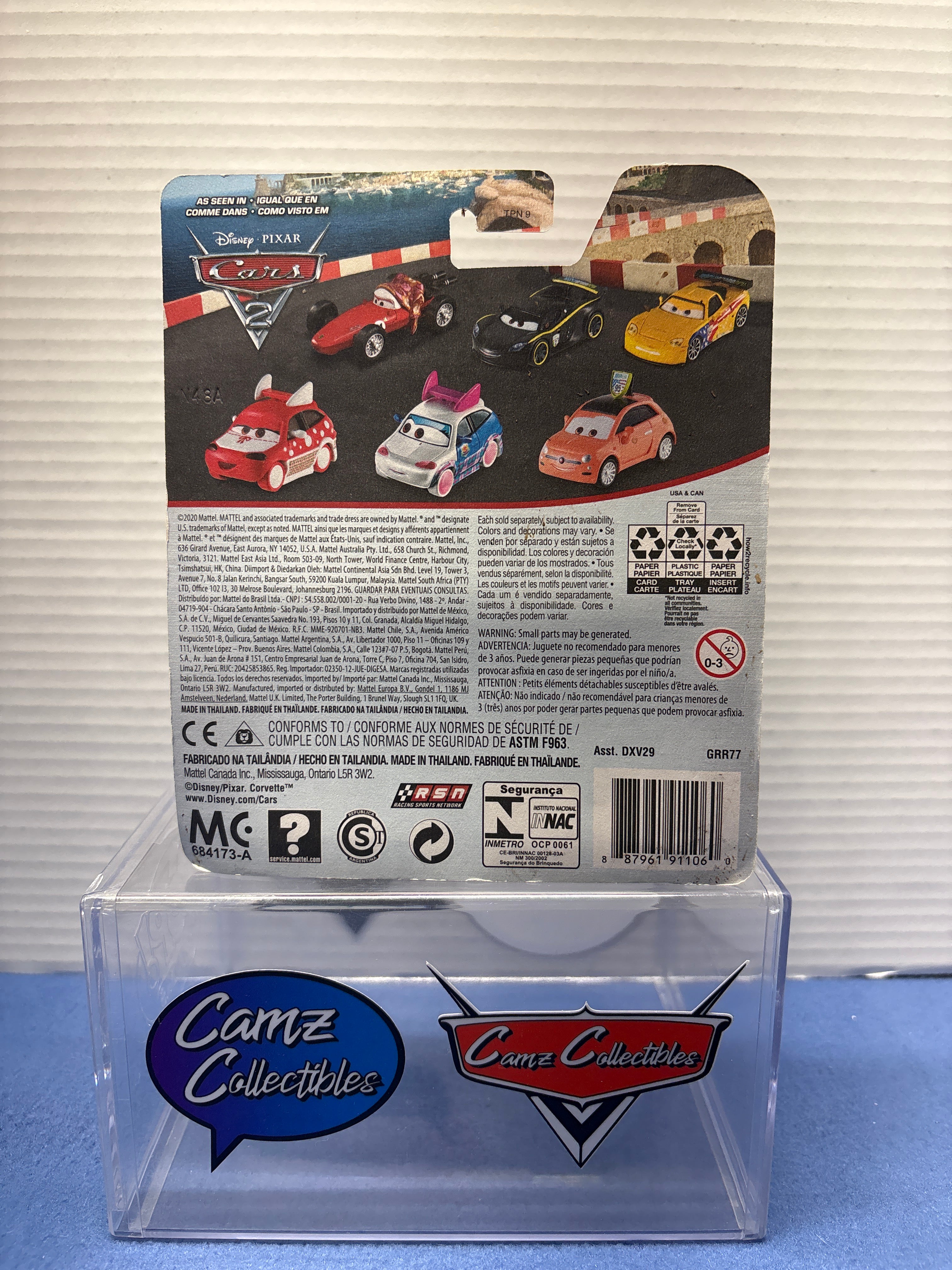 Disney Pixar Cars Suki on 2020 metal card