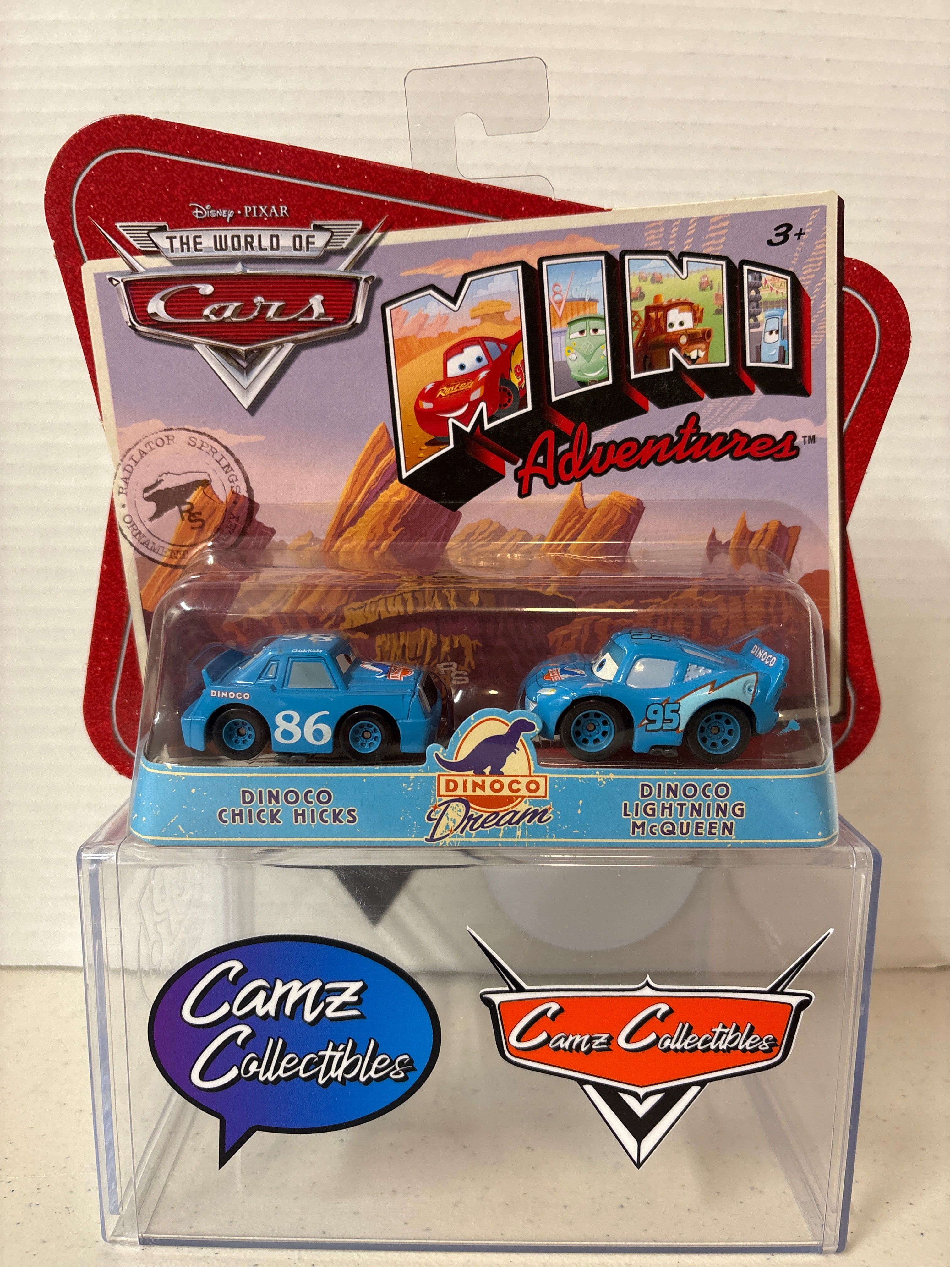 Disney Pixar Cars Mini Adventures Dinoco Dream Dinoco Chick Hicks & Dinoco Lightning McQueen