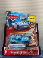 Disney Pixar Cars lenticular eyes Dinoco Lightning McQueen with Celebrity Signature (Chase)