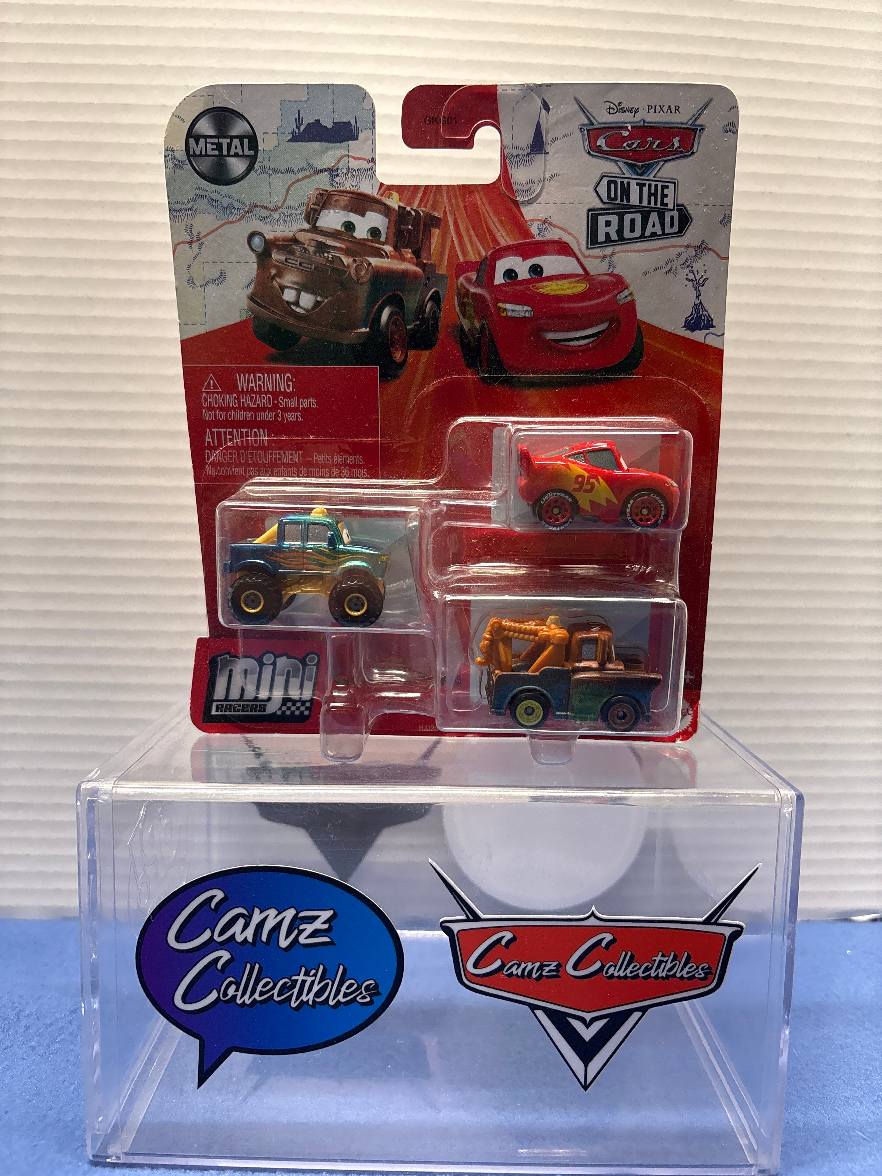 Disney Pixar Cars Mini Racer 3 Pack Ivy, Mater, McQueen