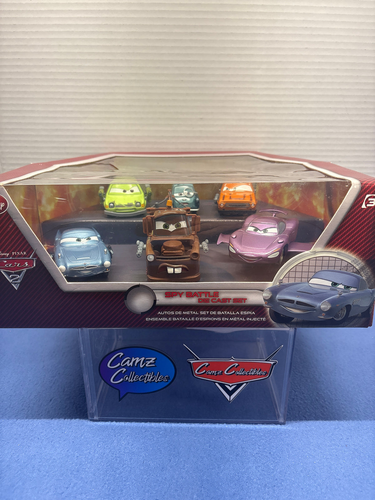 Disney Pixar Cars 2 Disney Store Spy Battle Die Cast Set 1:43