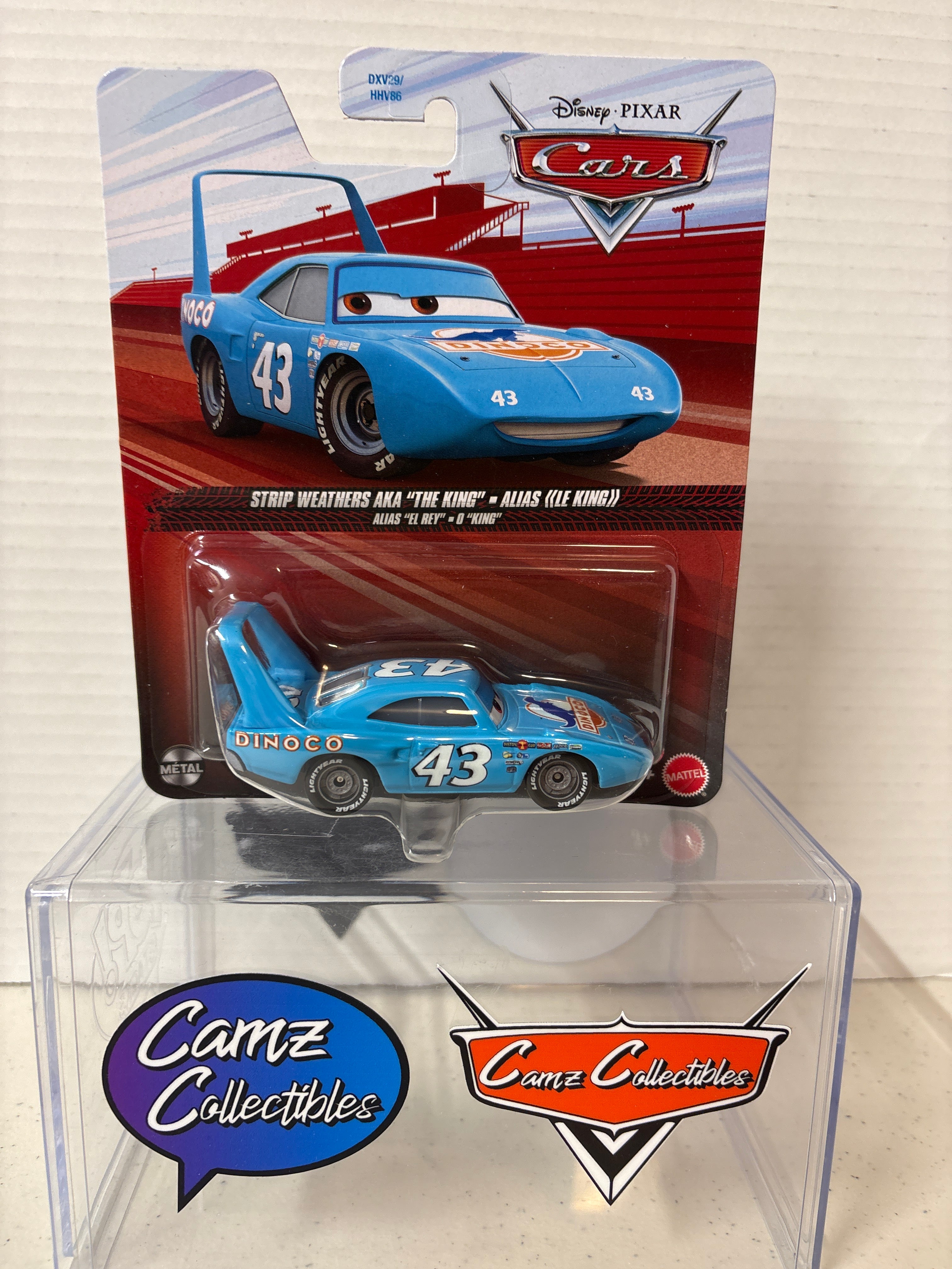 Disney Pixar Cars Strip Weathers AKA "The King" 2026 release on 2021 metal card