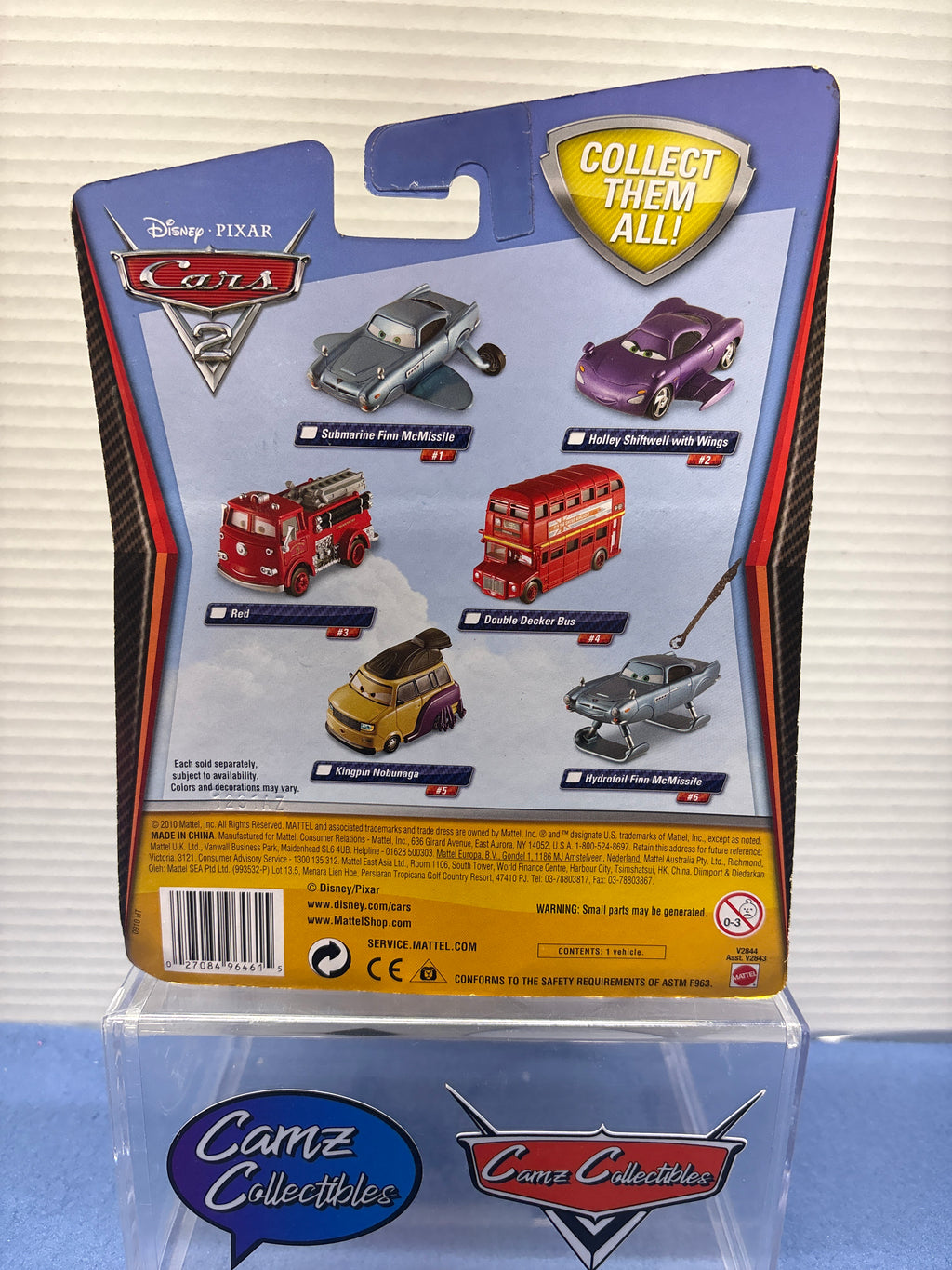 Disney Pixar Cars 2 Deluxe Hydrofoil Finn McMissile