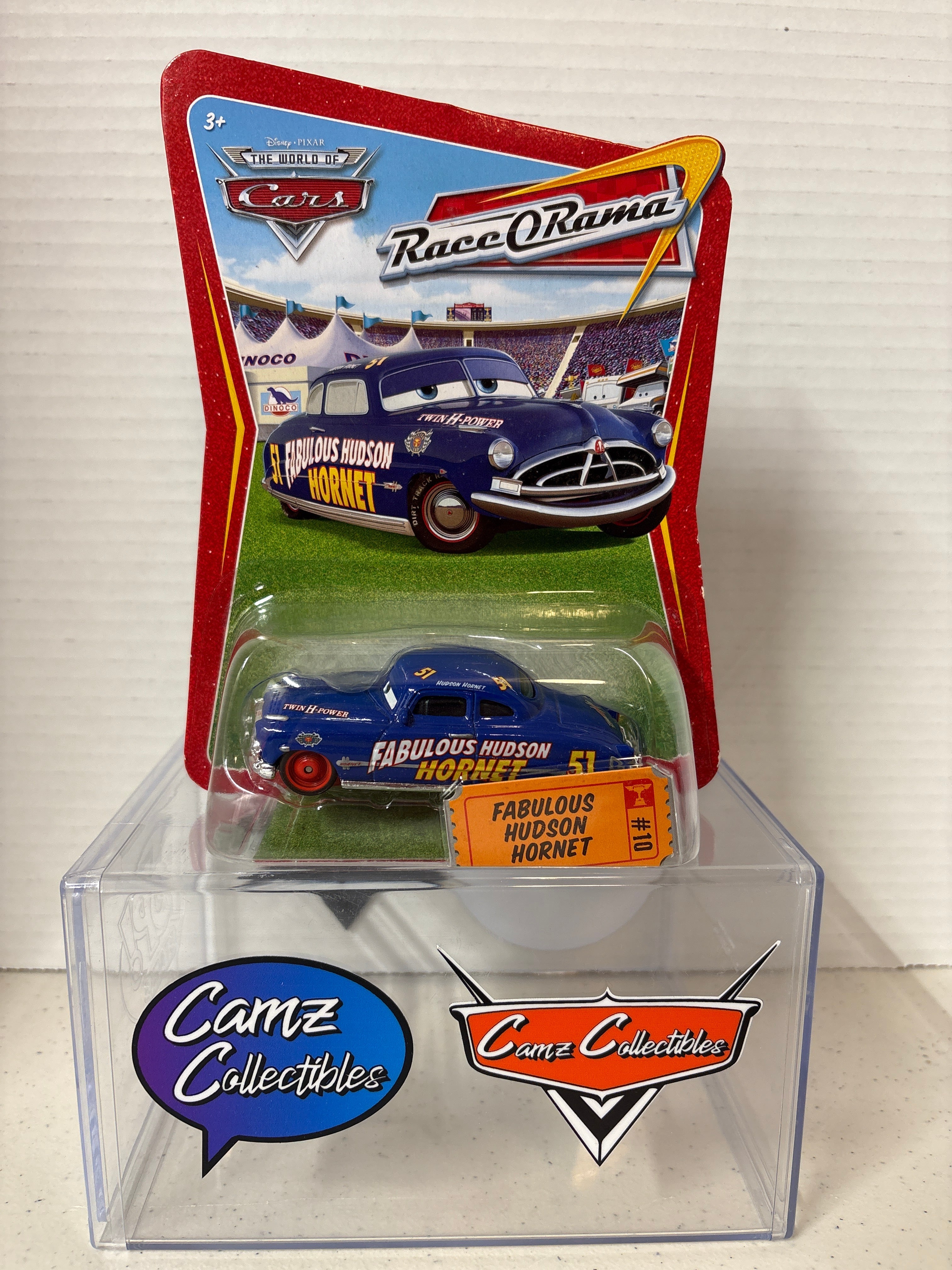 Disney Pixar Cars World of Race O Rama Fabulous Hudson Hornet